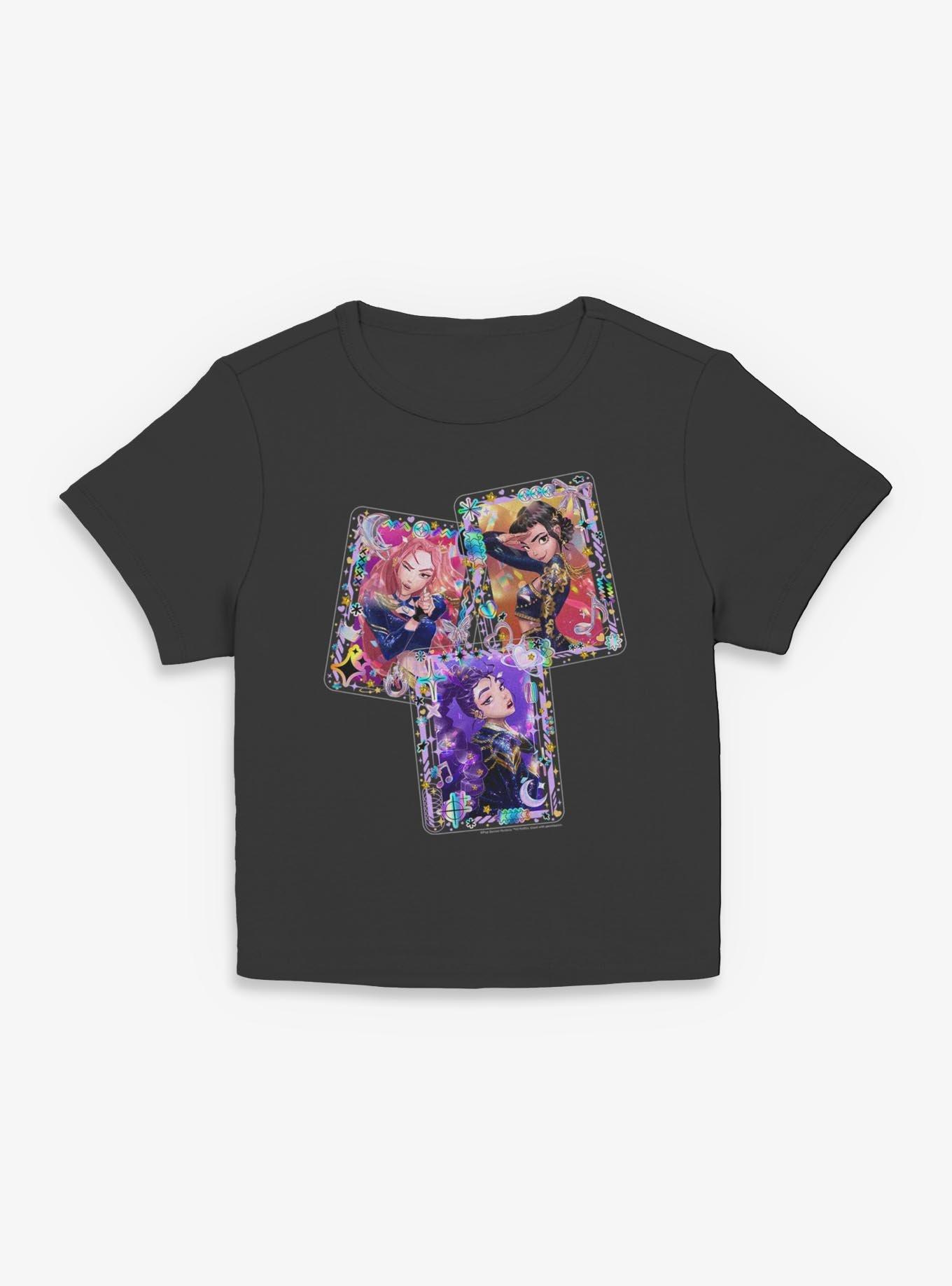 KPop Demon Hunters HUNTRX Toploader Deco Photocards Girls Baby T-Shirt