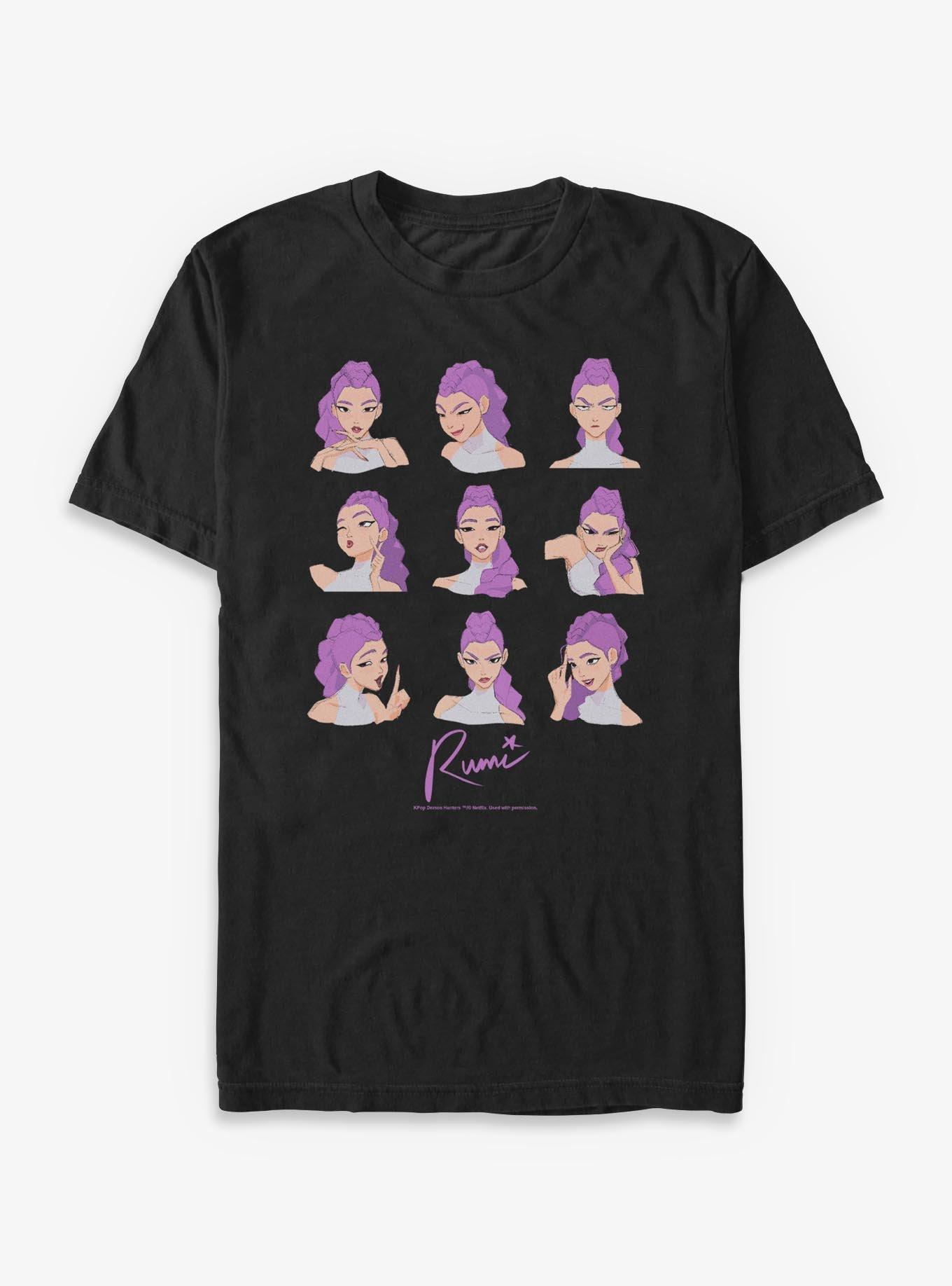 KPop Demon Hunters Huntrix Rumi Expressions T-Shirt, , hi-res