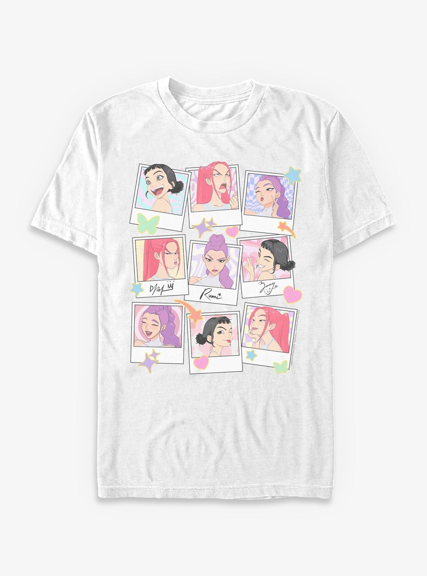 KPop Demon Hunters Huntrix Polaroid Photos T-Shirt, , hi-res