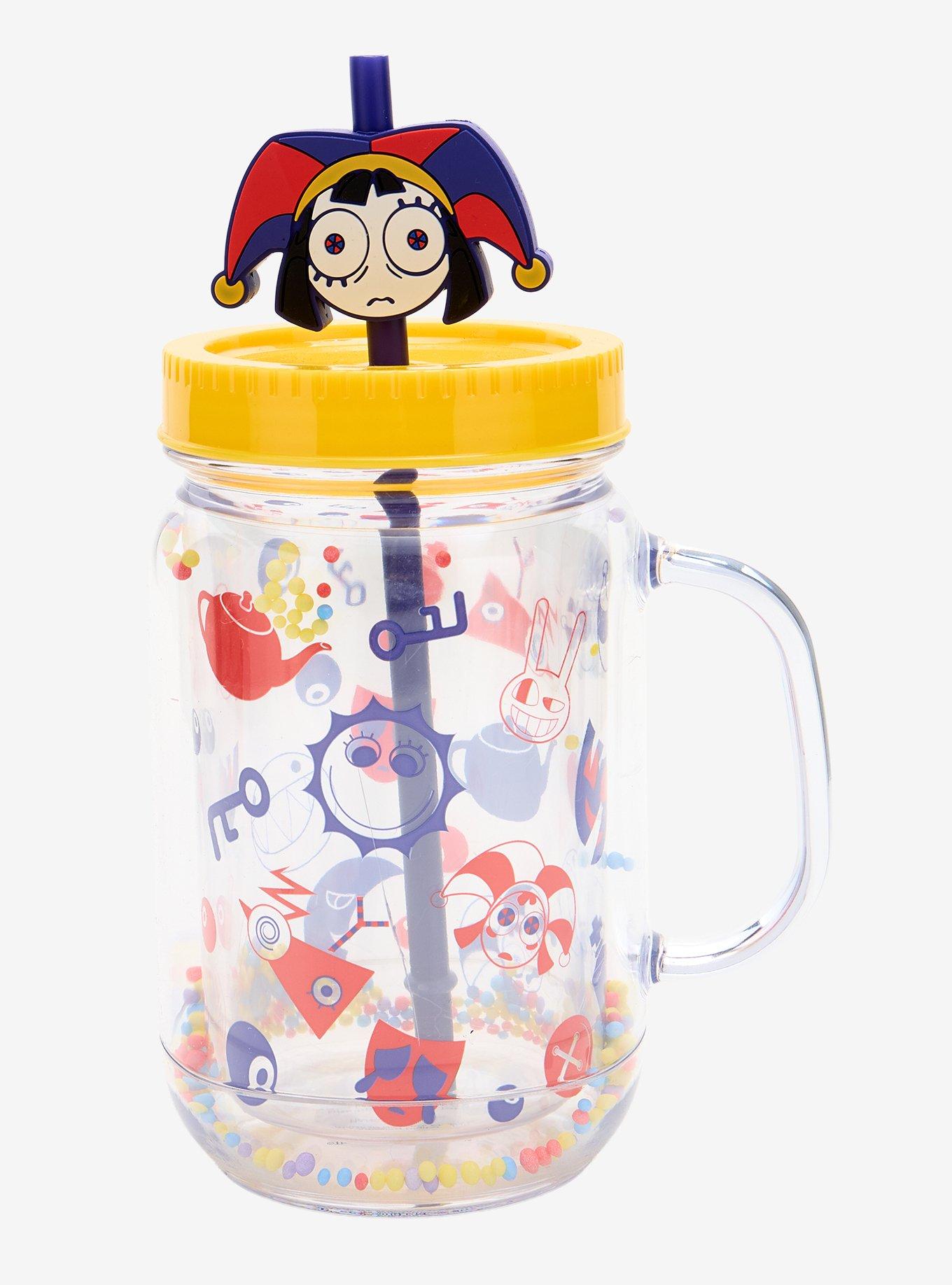 The Amazing Digital Circus Icon Confetti Acrylic Travel Cup