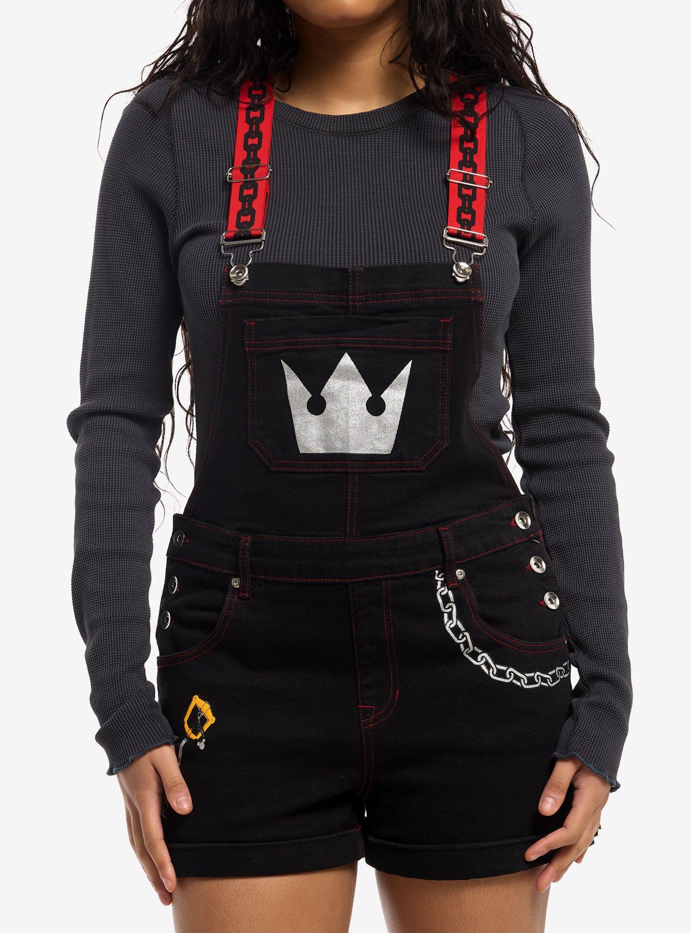 Her Universe Disney Kingdom Hearts Icons Shortalls, , hi-res