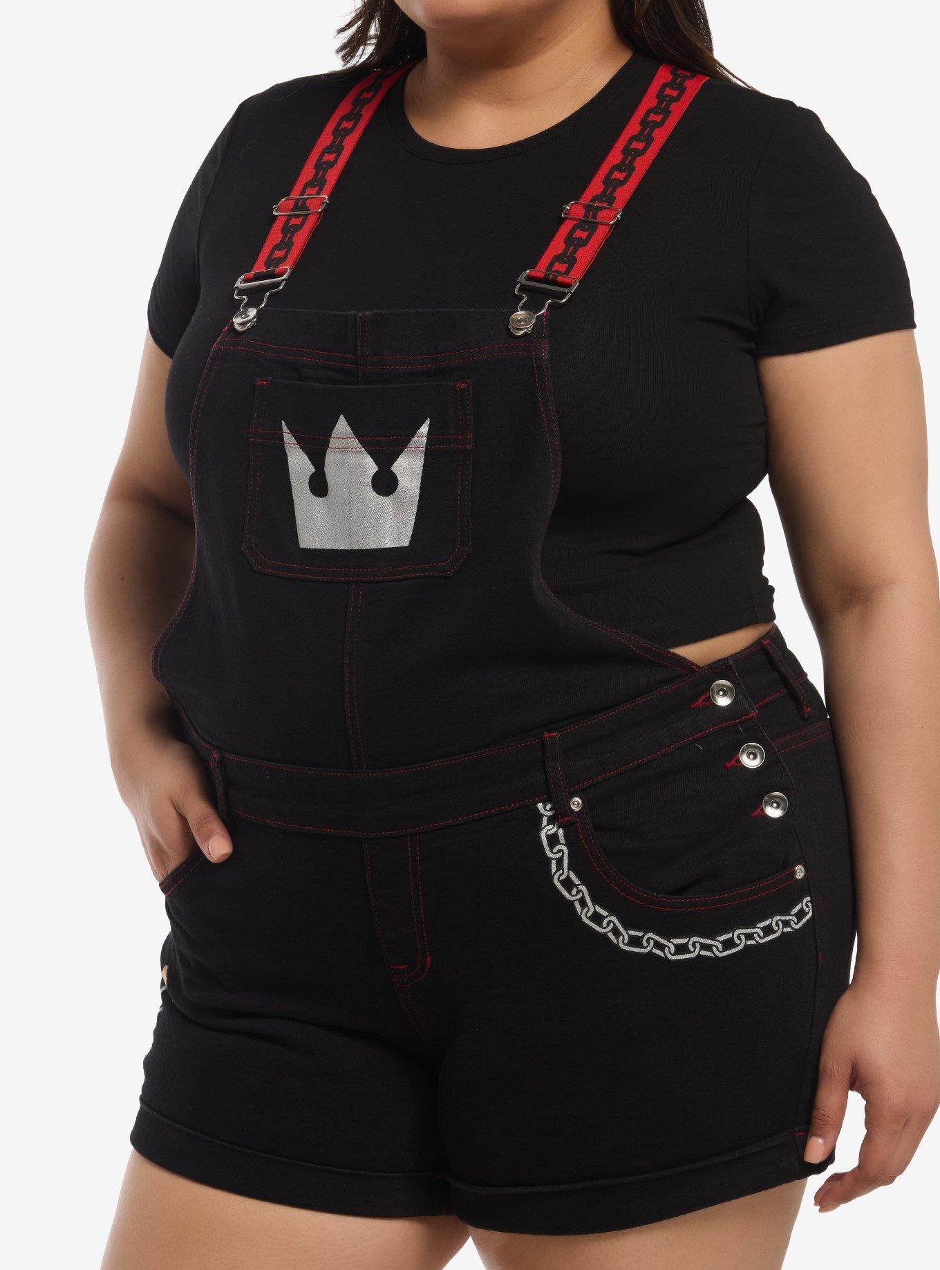 Her Universe Disney Kingdom Hearts Icons Shortalls Plus Size, , hi-res