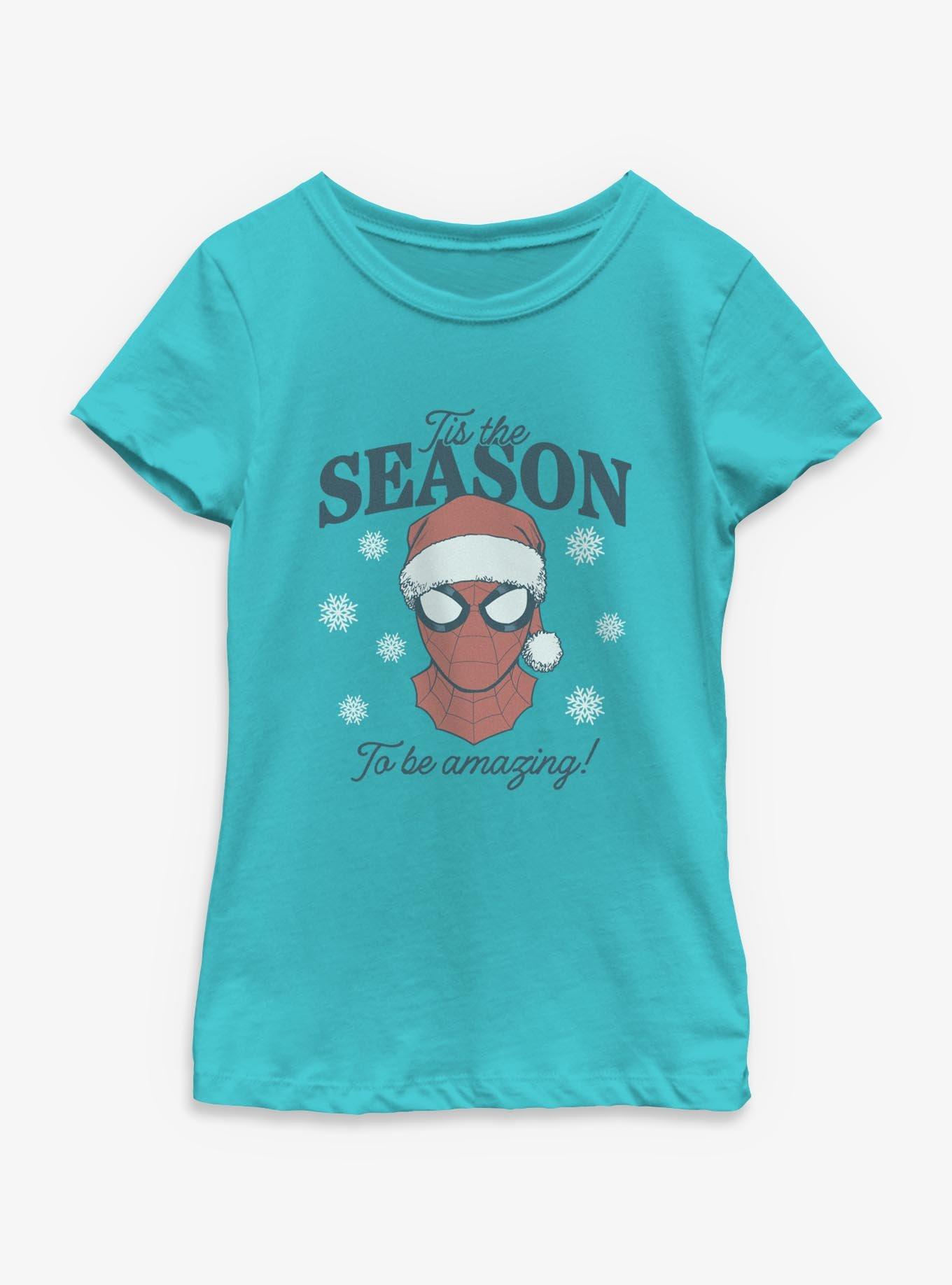 Marvel Spider-Man Season To Be Amazing Youth Girls T-Shirt, , hi-res