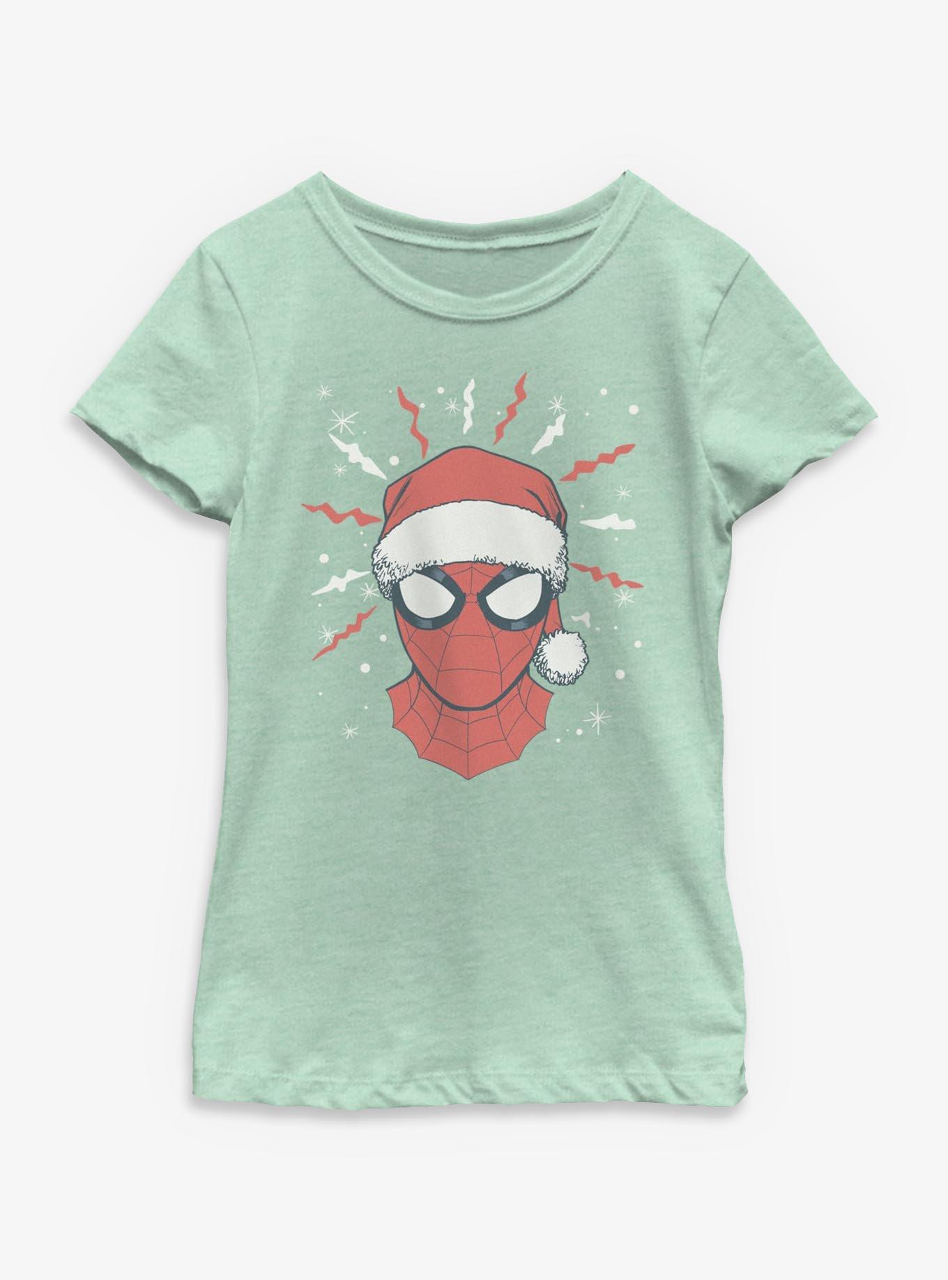 Marvel Spider-Man Merry Web Youth Girls T-Shirt, , hi-res