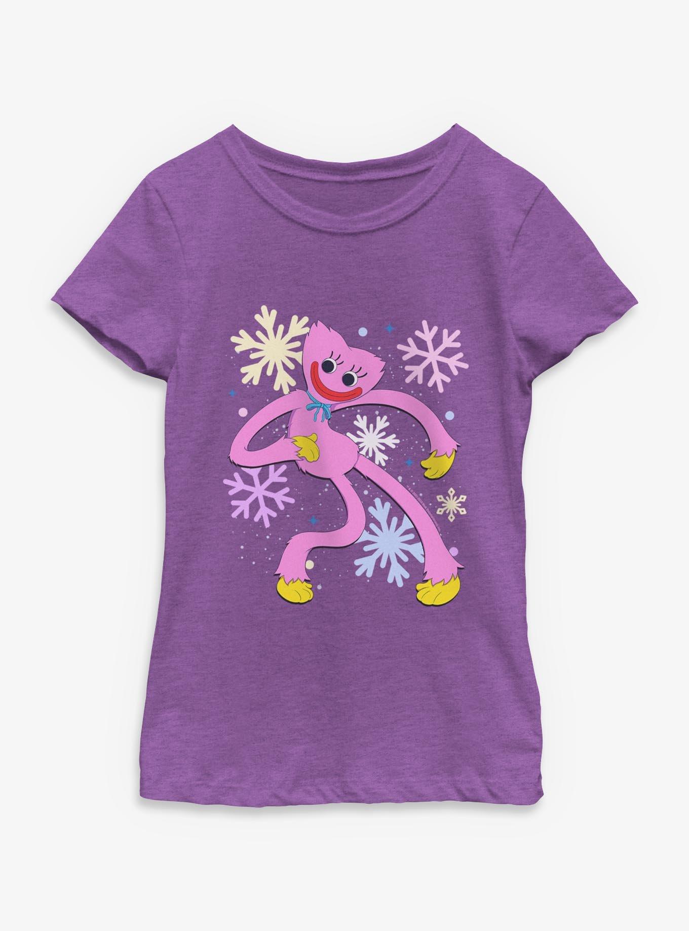 Poppy Playtime Kissy Missy Snowflakes Youth Girls T-Shirt, , hi-res