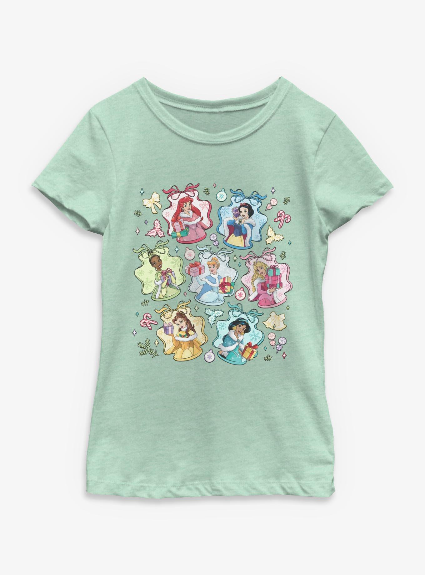 Disney Princesses Festive Coquette Princess Youth Girls T-Shirt, , hi-res
