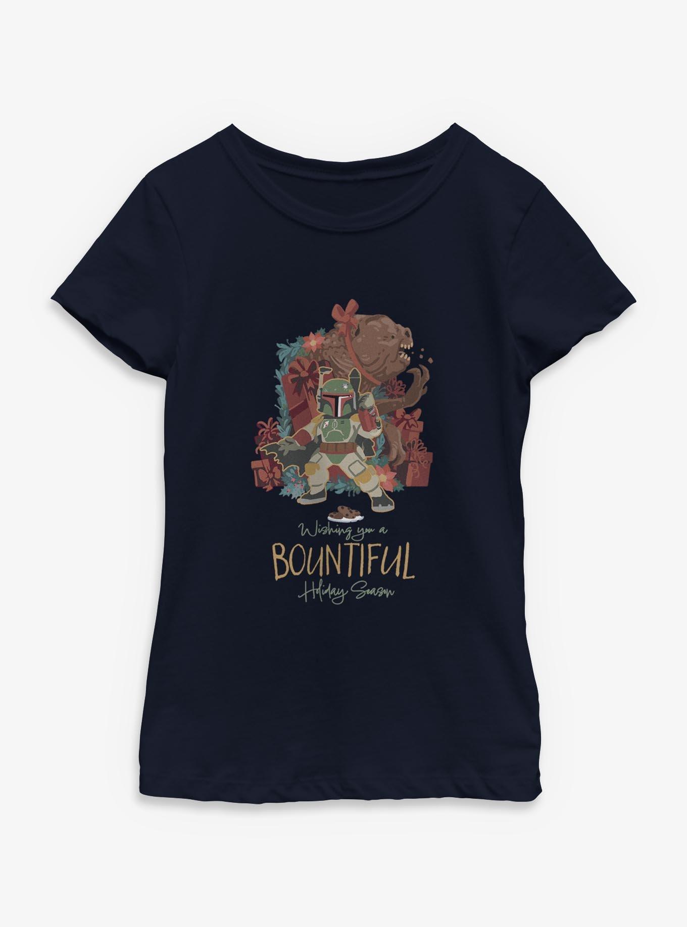 Star Wars The Mandalorian Holiday Season Youth Girls T-Shirt, , hi-res