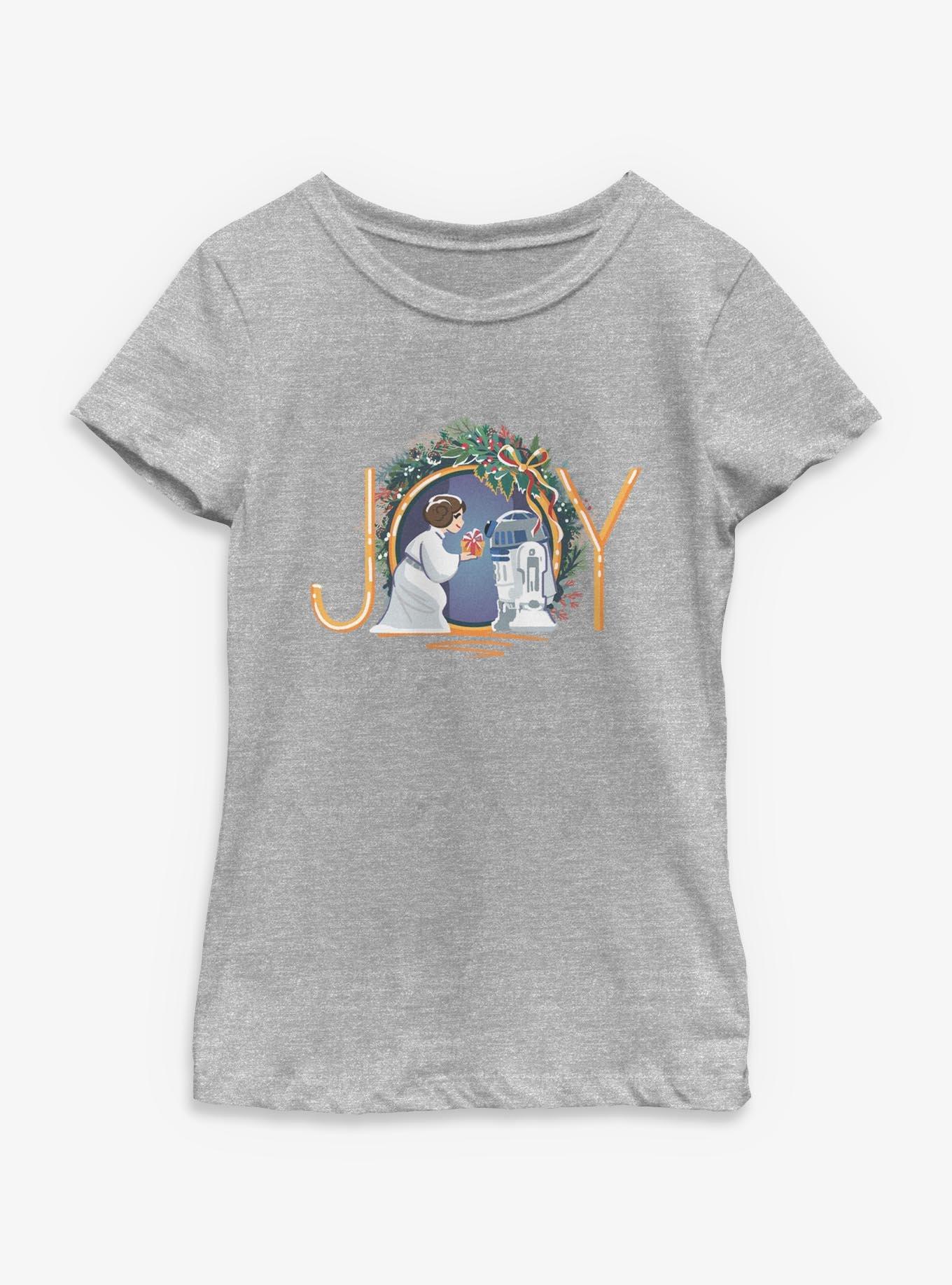 Star Wars R2D2 And Leia Joy Youth Girls T-Shirt, , hi-res