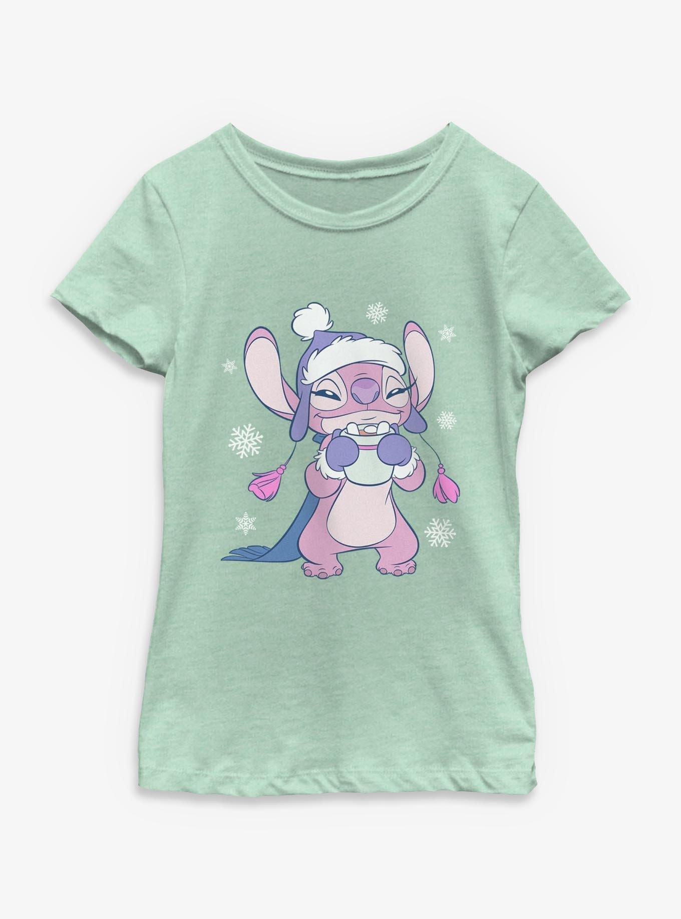 Disney Lilo & Stitch Christmas Angel Youth Girls T-Shirt, , hi-res