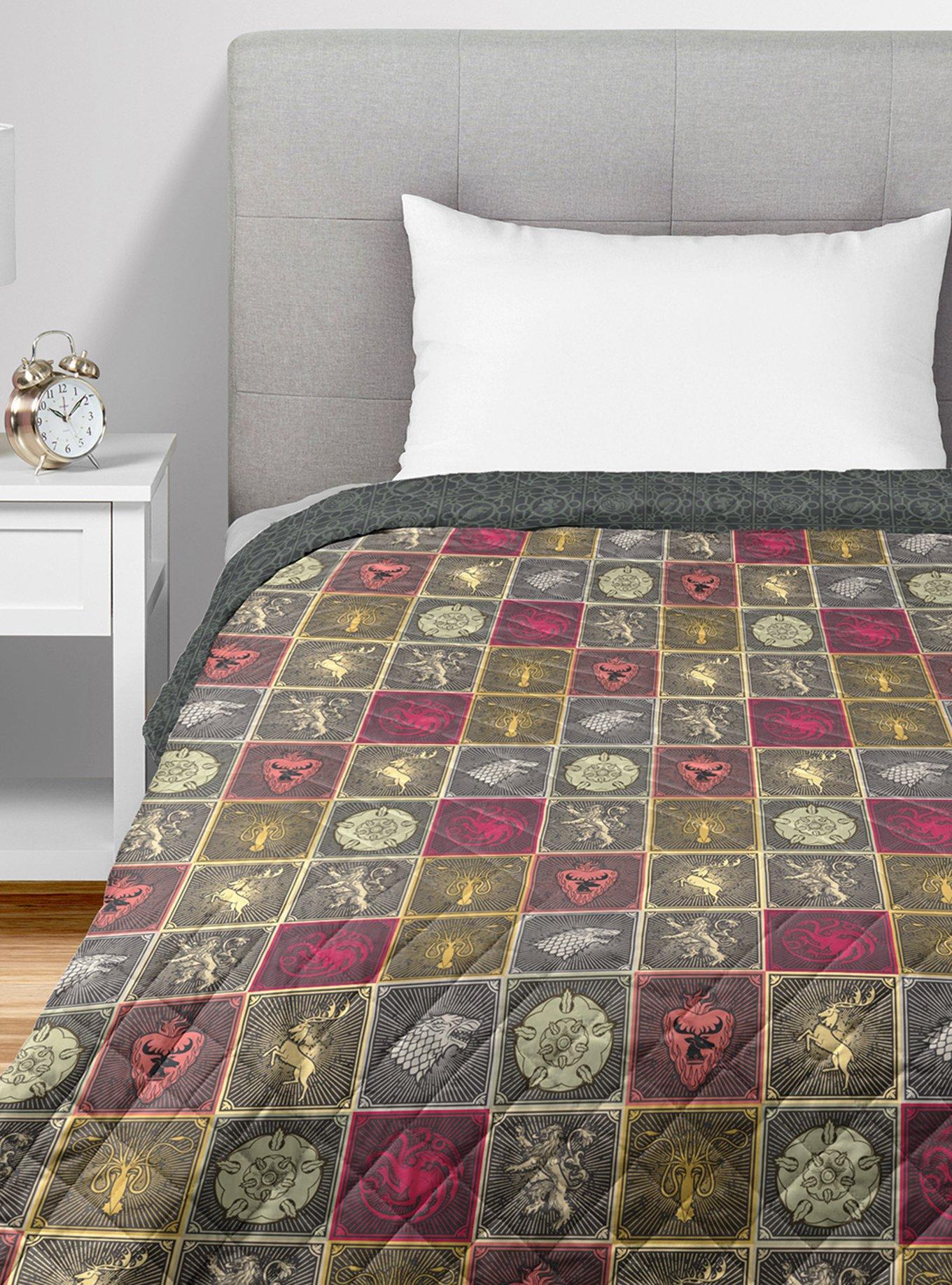 Game of Thrones Symbolic Sigils Quilted Throw Blanket, , hi-res