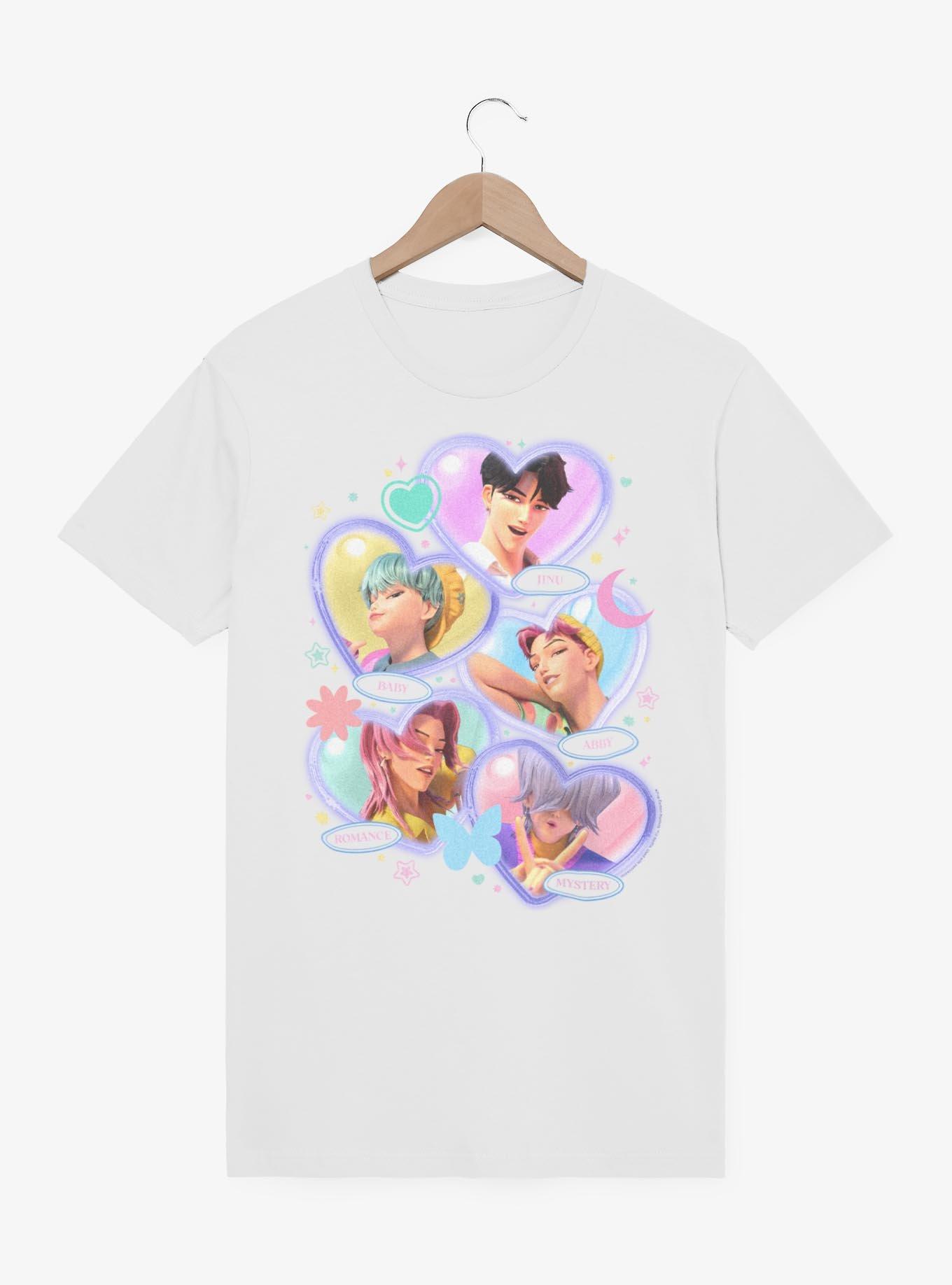 Kpop Demon Hunters Saja Boys Group Heart T-Shirt, , hi-res