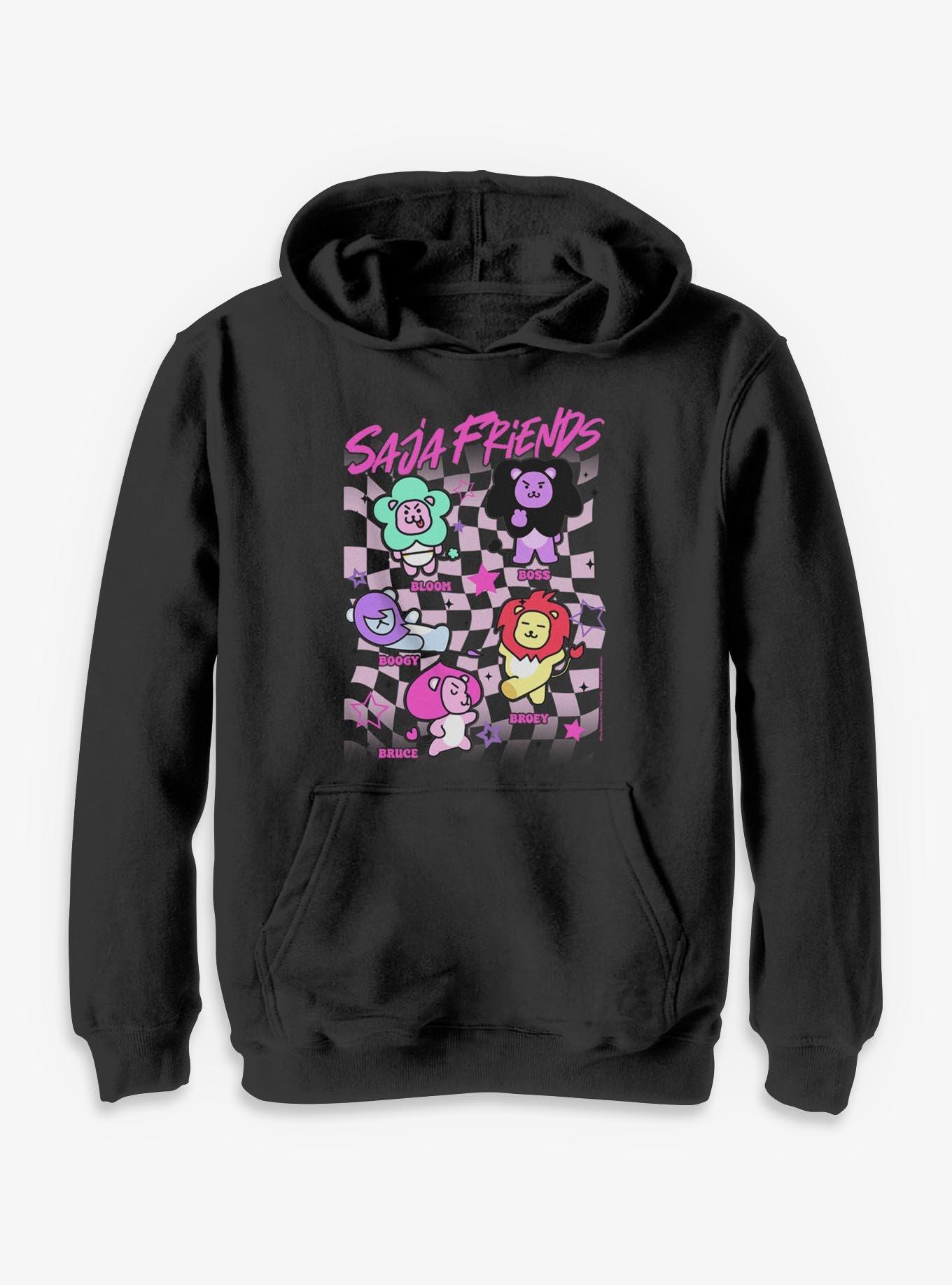 Kpop Demon Hunters Saja Friends Jumble Youth Hoodie, , hi-res