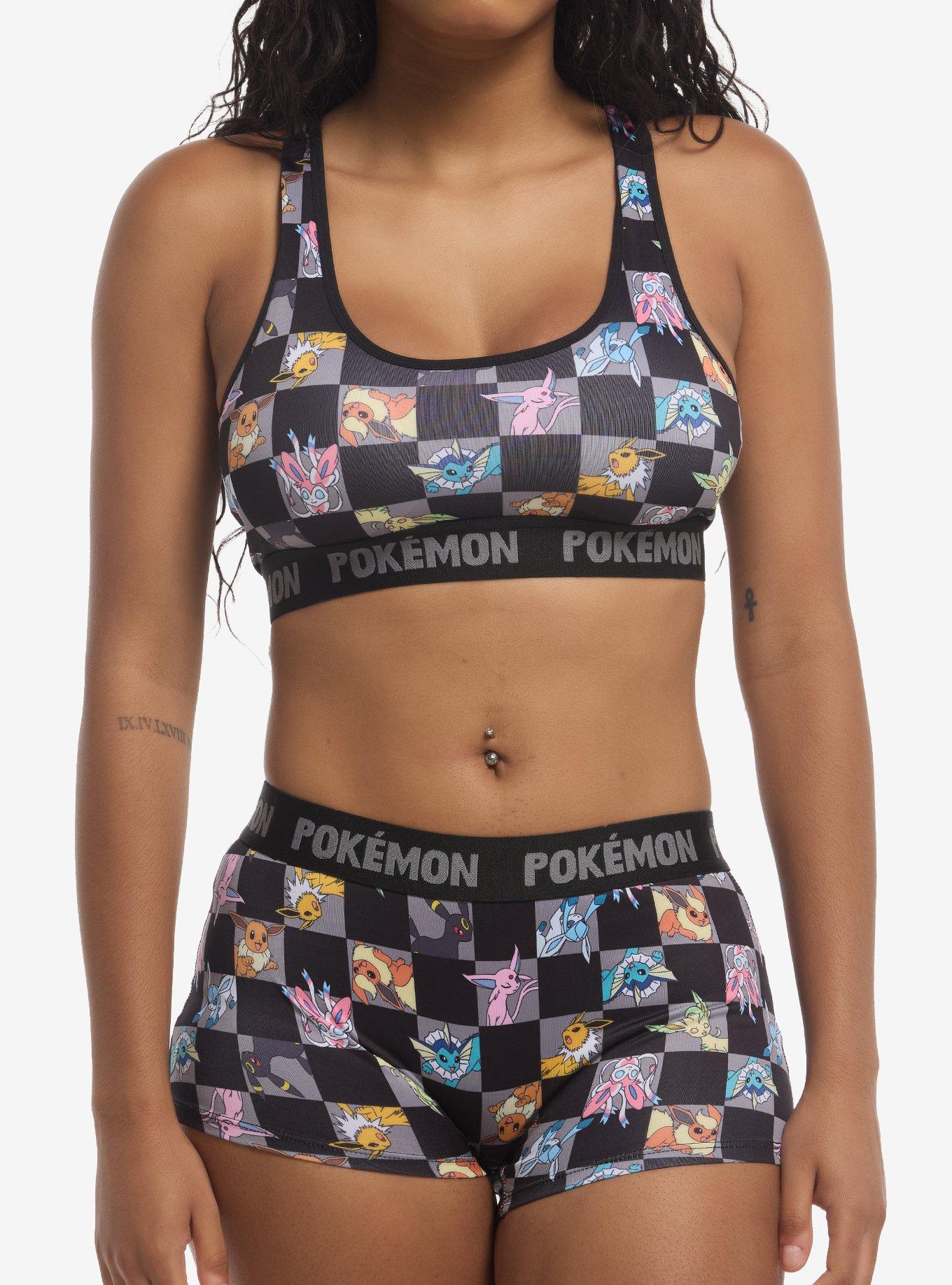 Pok&eacute;mon Eevee Evolutions Bra & Boyshort Panty Set, , hi-res