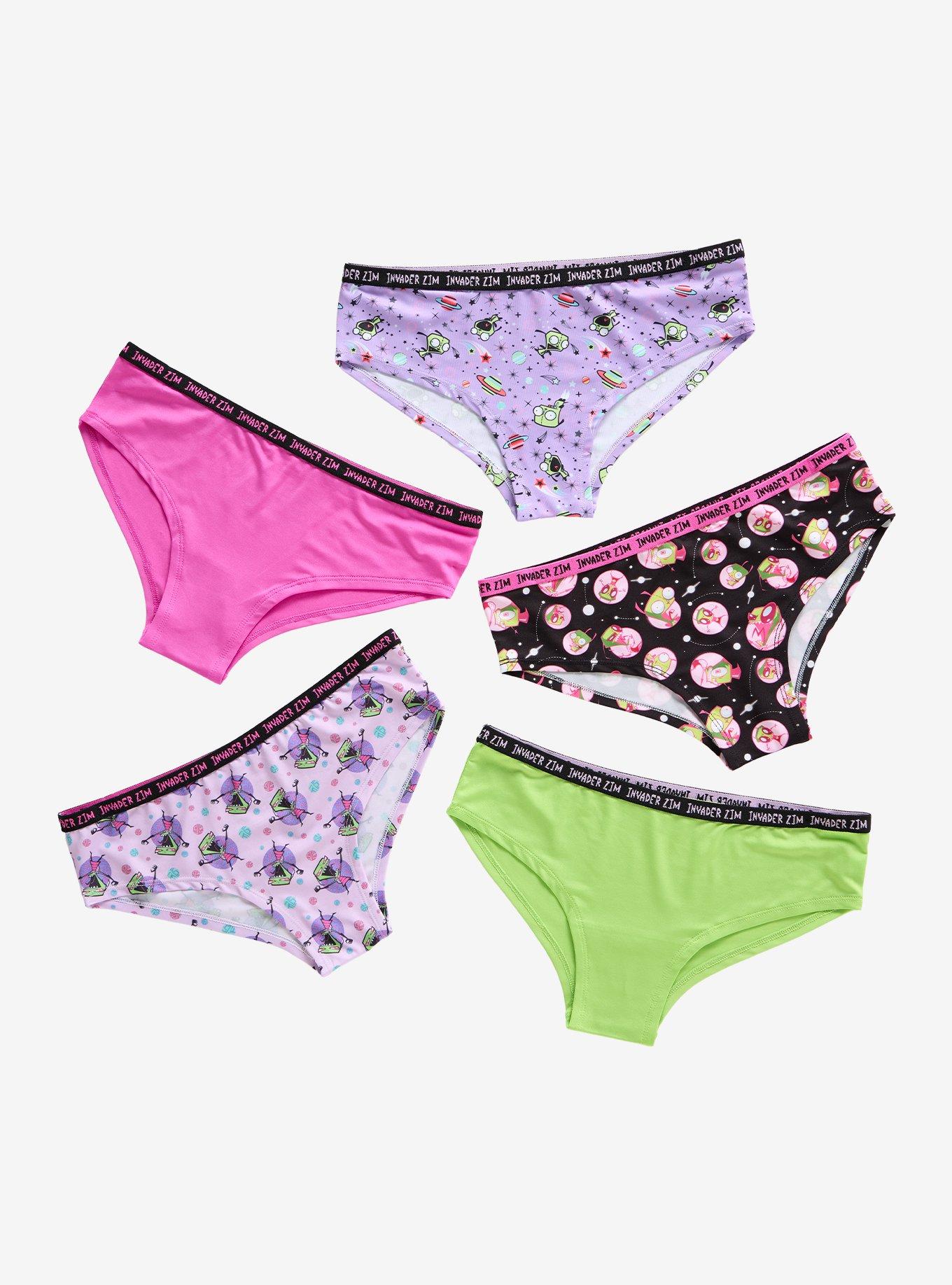 Invader Zim Bikini Panty Set 5 Pair