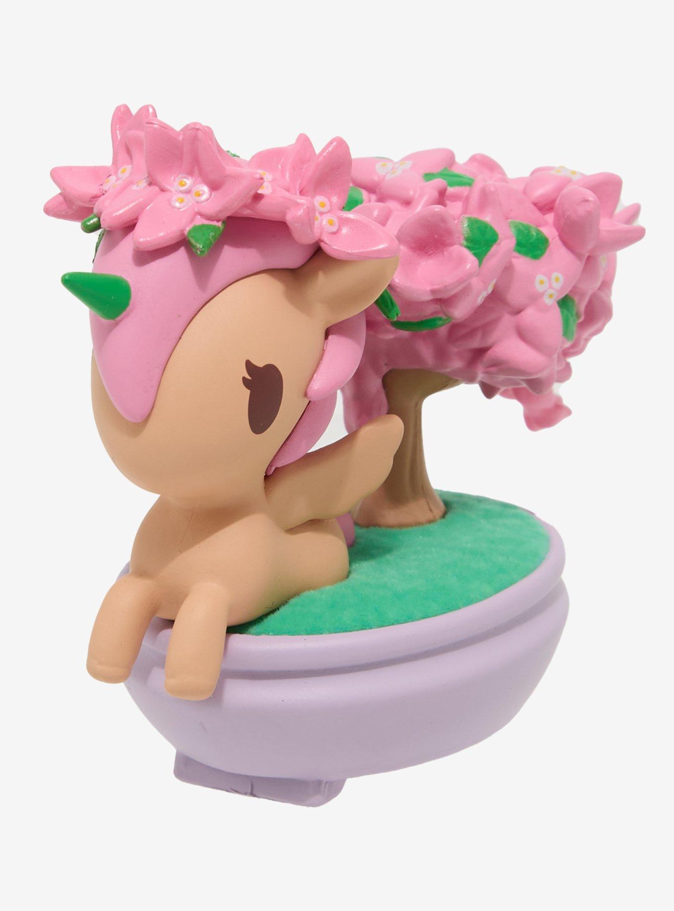 tokidoki Botanical Bonsai Unicorno Pink Bougainvillea Bonsai Figure, , hi-res