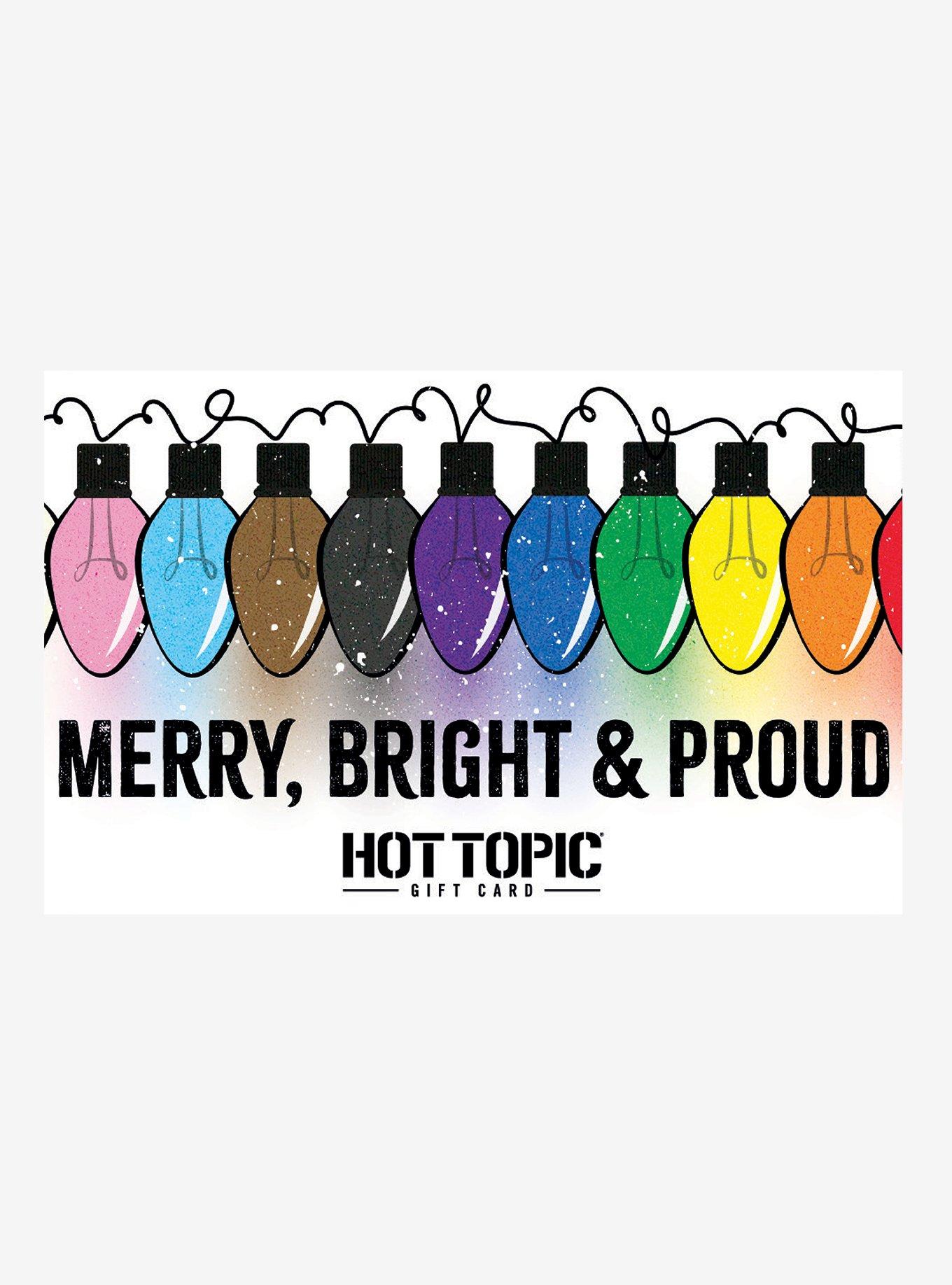 Merry, Bright And Proud Gift Card, , hi-res