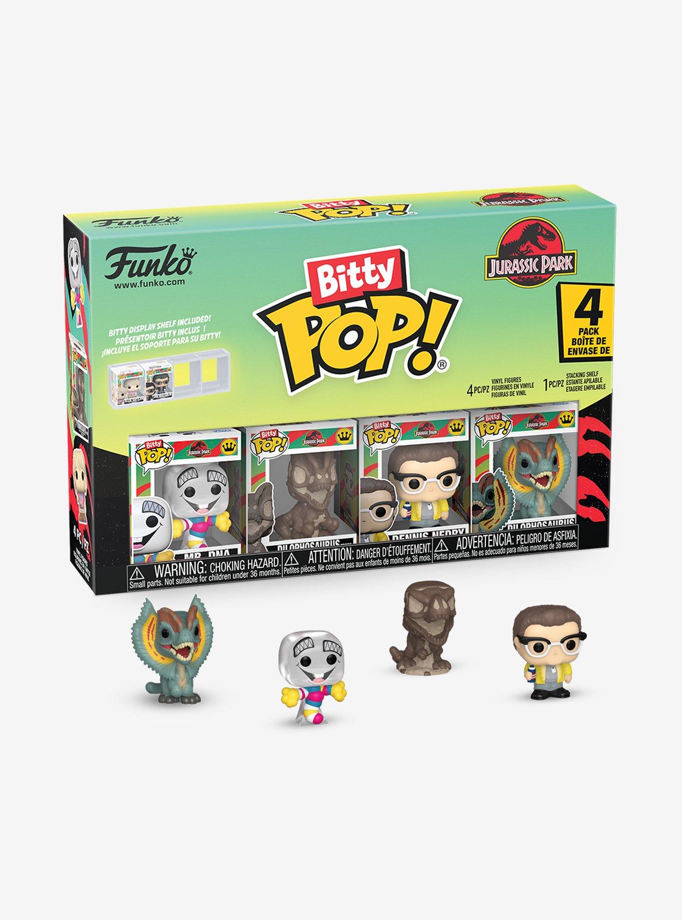 Funko Bitty Pop Jurassic Park Mr. Dna Series 3 4-Pack Vinyl Figures, Ages 3+ - Open Miscellaneous