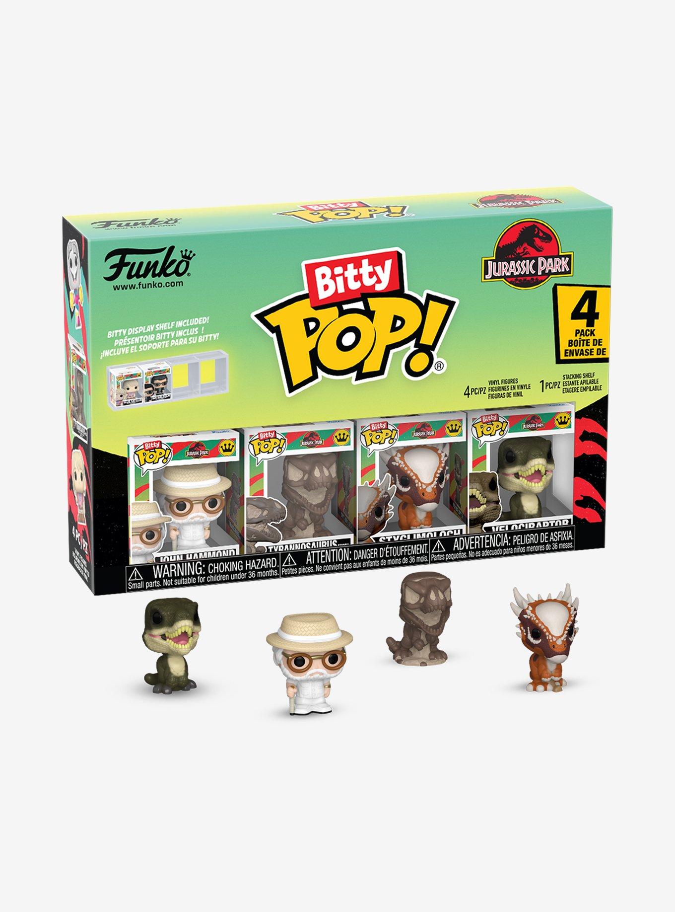 Funko Bitty Pop Jurassic Park Raptor 4-Pack Action Figure, Ages 3+ - Open Miscellaneous
