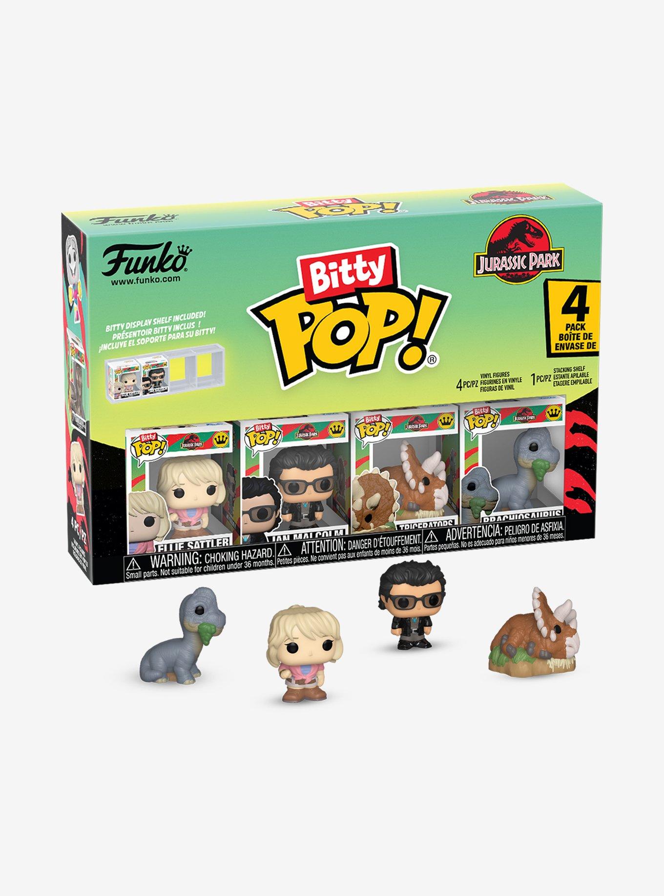 Funko Bitty Pop! Jurassic Park - Triceratops 4-Pack Vinyl Figures, Ages 3+ - Open Miscellaneous
