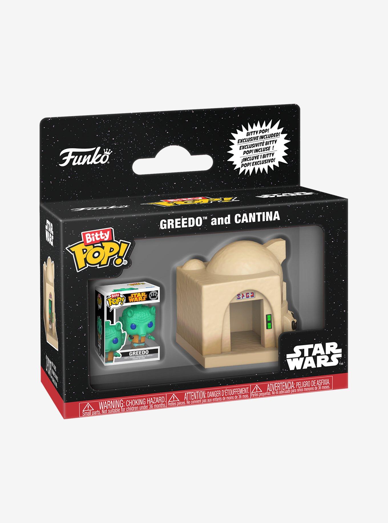 Funko Bitty Pop! Towns: Star Wars - Greedo and Cantina Figure and Display, 2-Piece Set, Ages 3+