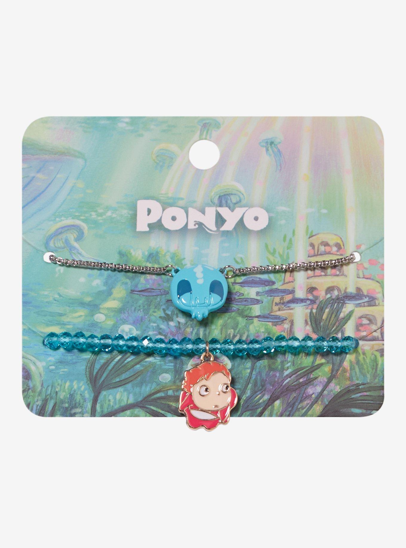 Studio Ghibli&reg; Ponyo Charm Bracelet Set - BoXLunch Exclusive, , hi-res