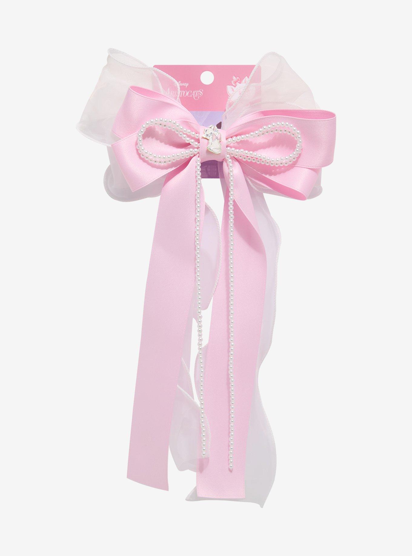 Disney The Aristocats Marie Pink Pearl Hair Bow - BoxLunch Exclusive