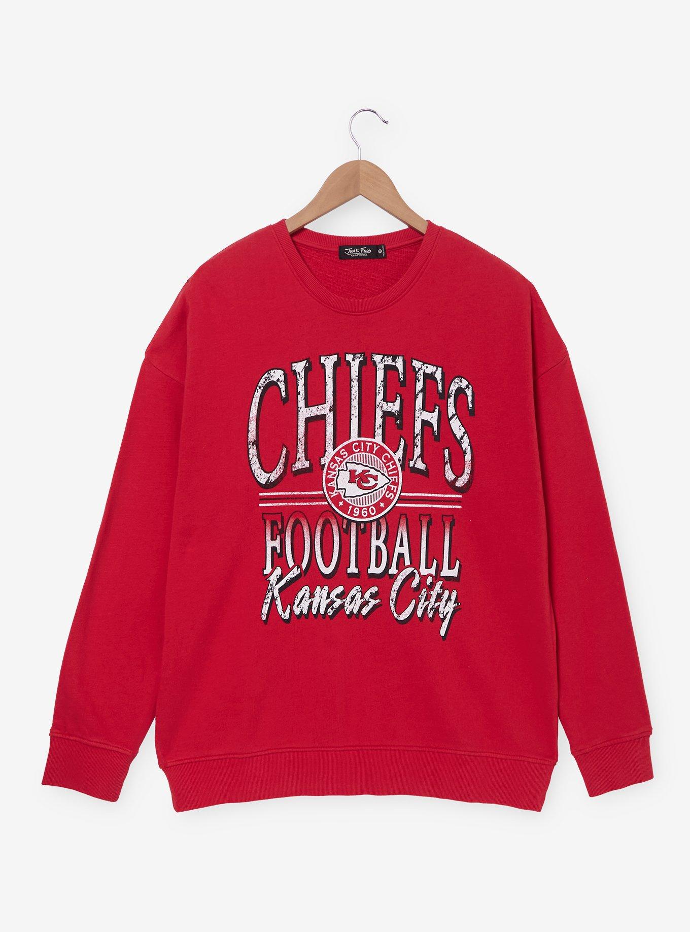 NFL Kansas City Chiefs Crewneck - BoxLunch Exclusive, , hi-res