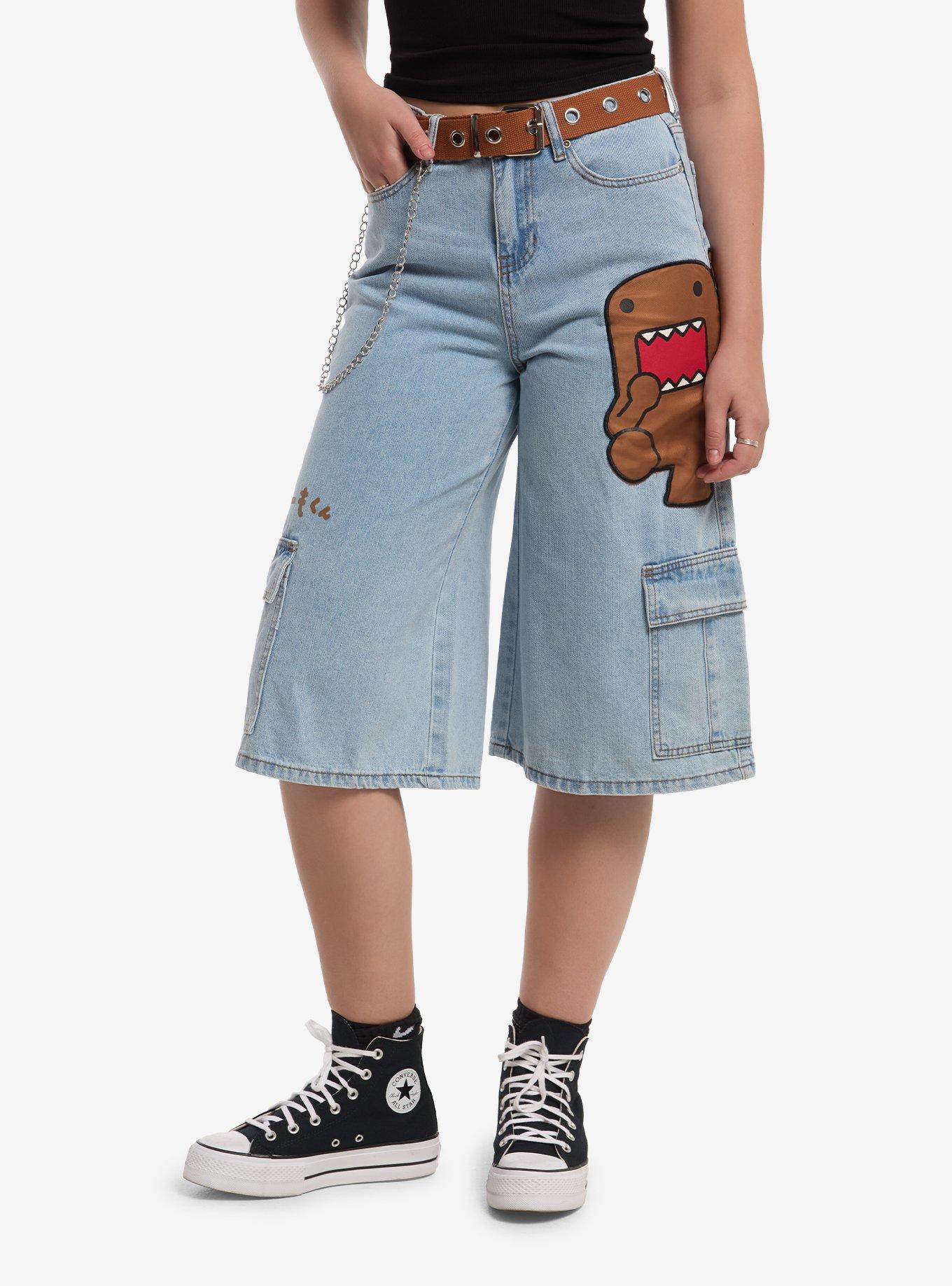 Domo Belted Cargo Jorts | Hot Topic
