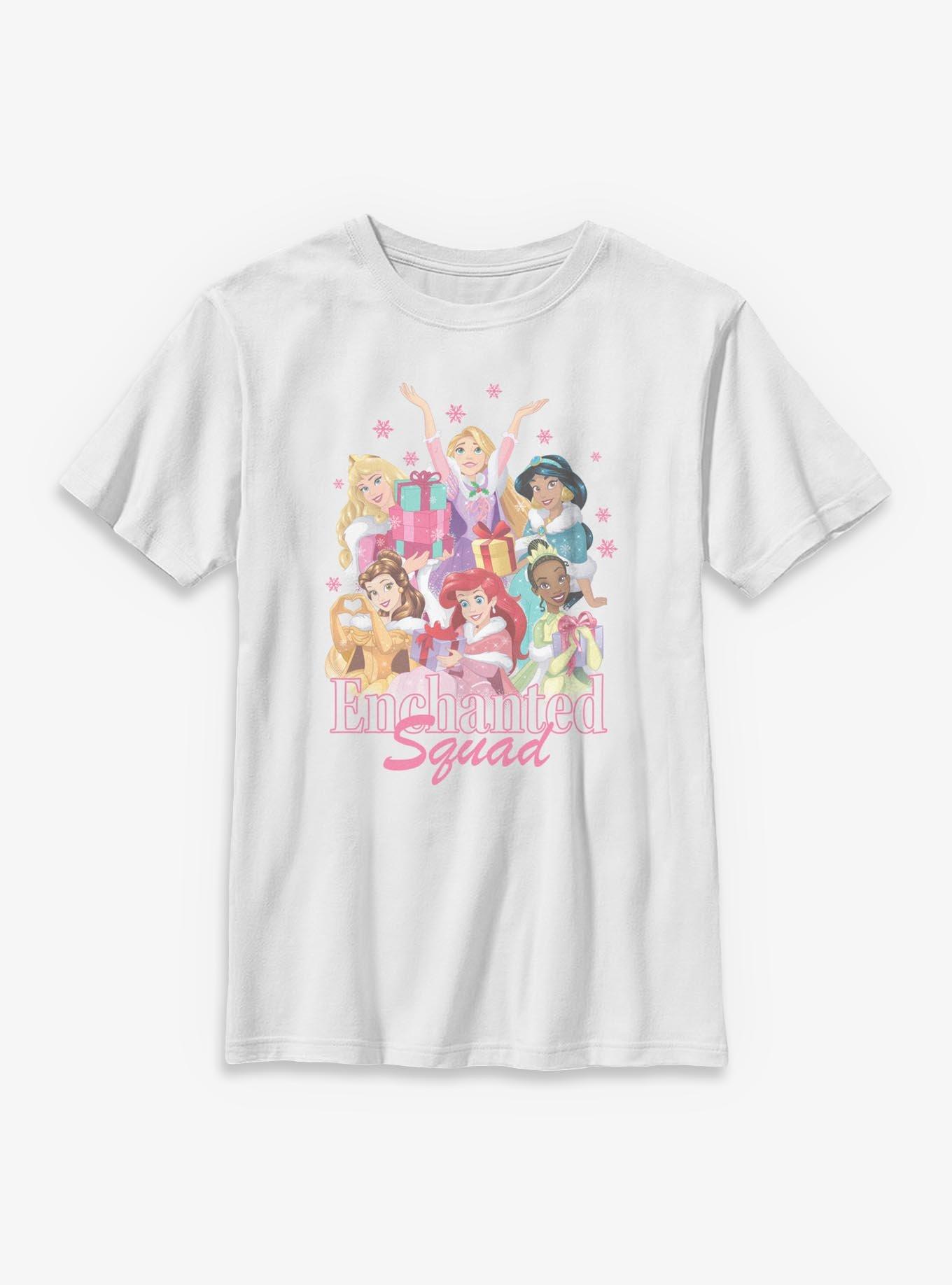 Disney Princesses Holiday Squad Youth T-Shirt, , hi-res