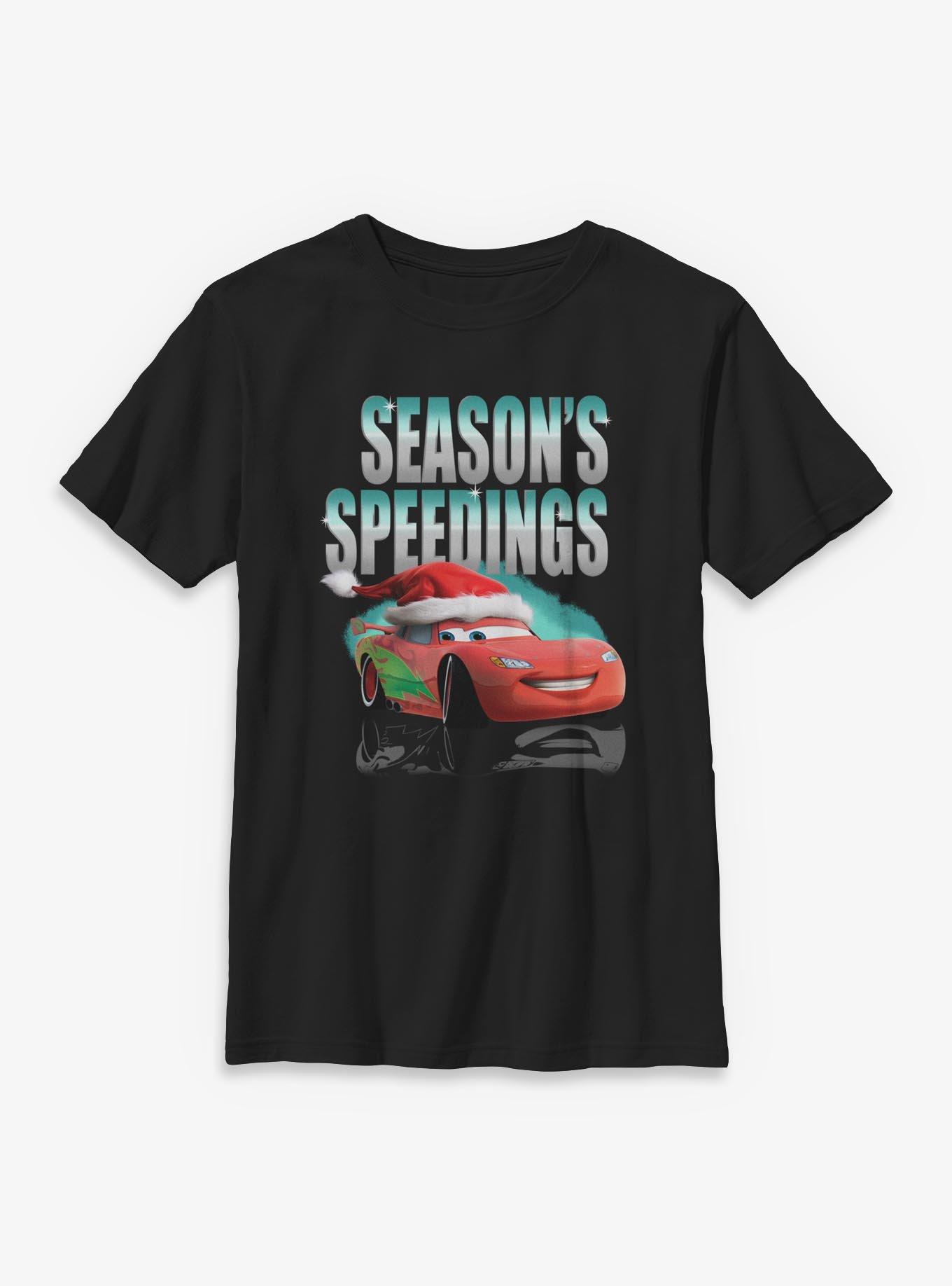 Disney Pixar Cars Season Speeding Youth T-Shirt, BLACK, hi-res