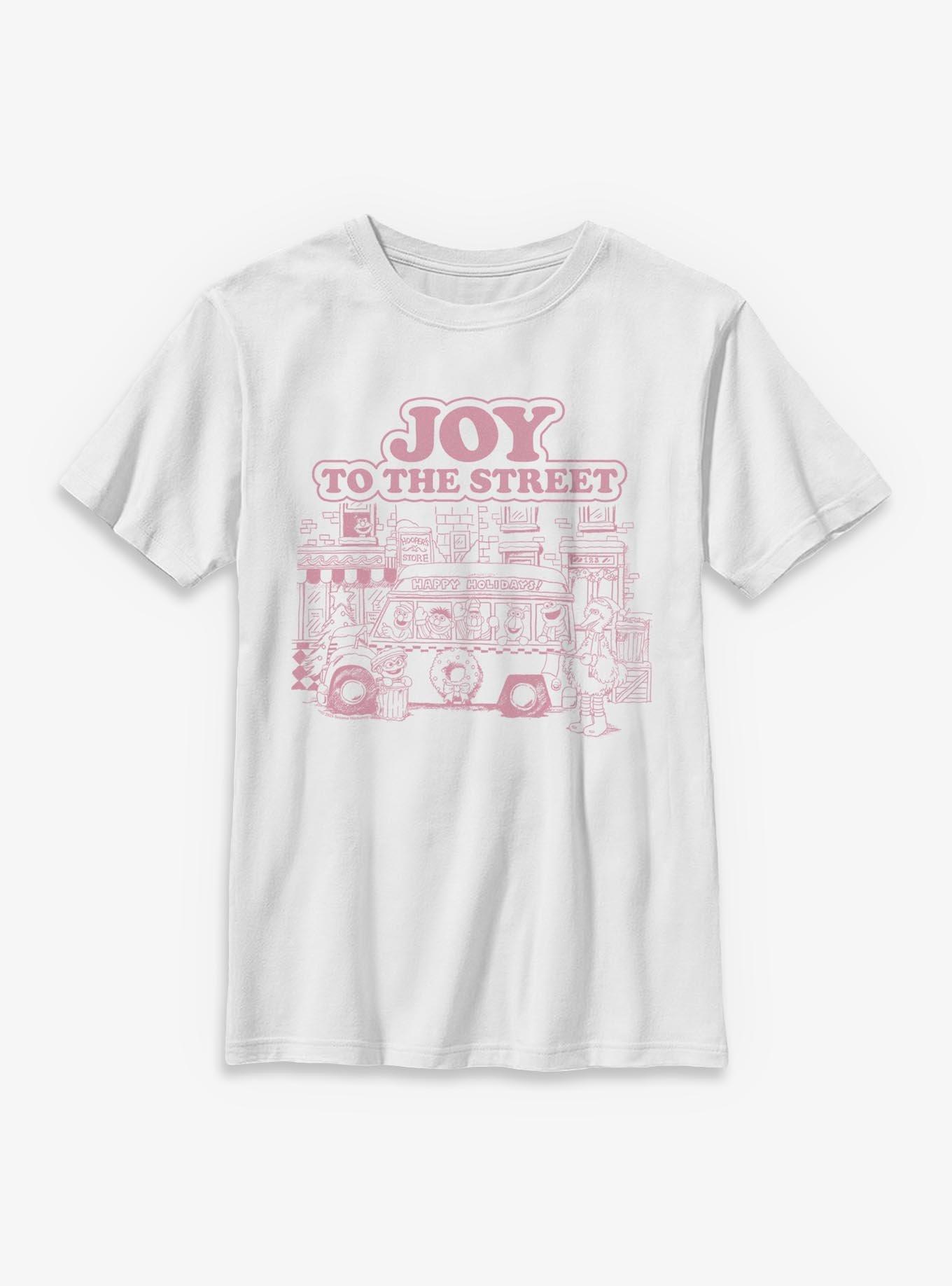 Sesame Street Joy To The Street Youth T-Shirt, , hi-res