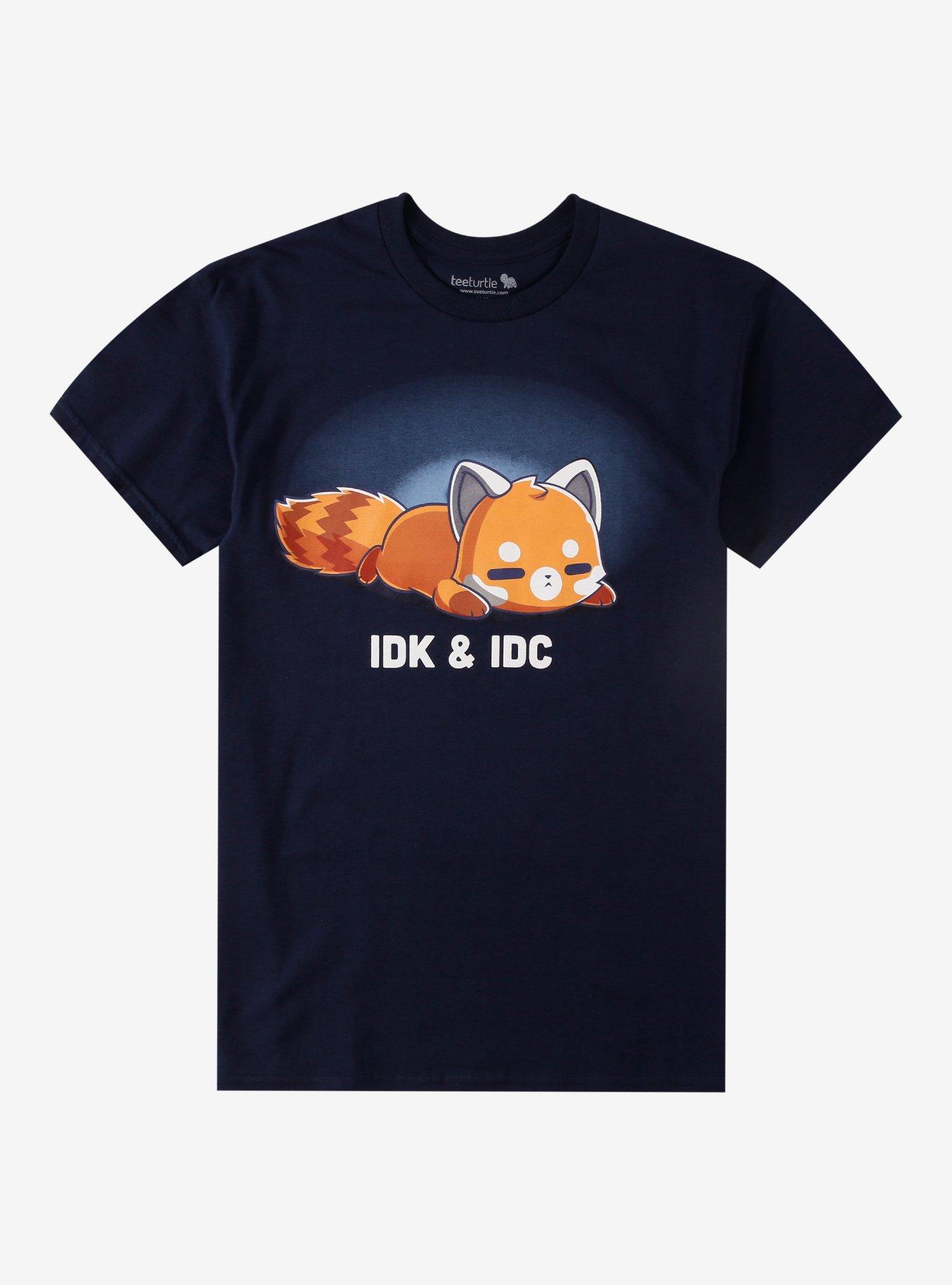 IDK IDC Red Panda T-Shirt By Tee Turtle, , hi-res