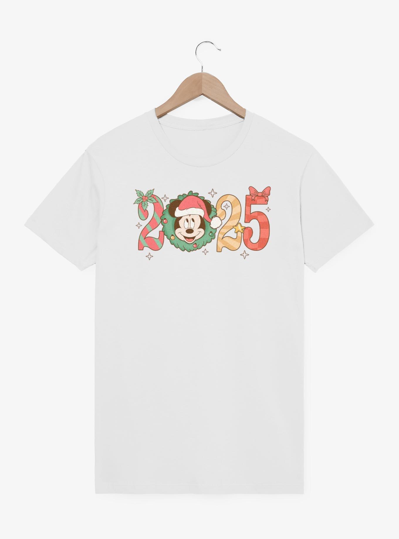 Disney Mickey Mouse 2025 Holly Year T-Shirt, , hi-res