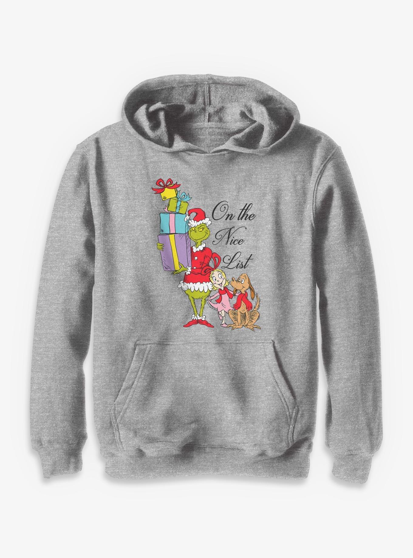 Dr. Seuss Grinch Presents Nice List Youth Hoodie, , hi-res