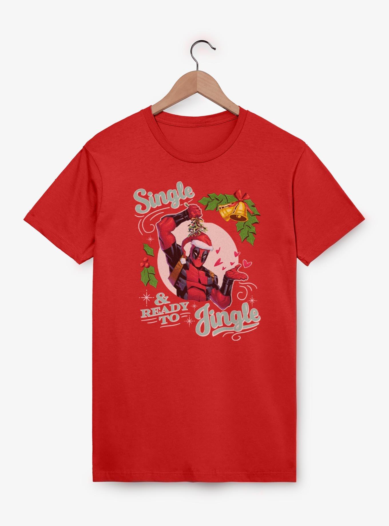 Marvel Deadpool Single & Ready To Jingle T-Shirt, , hi-res
