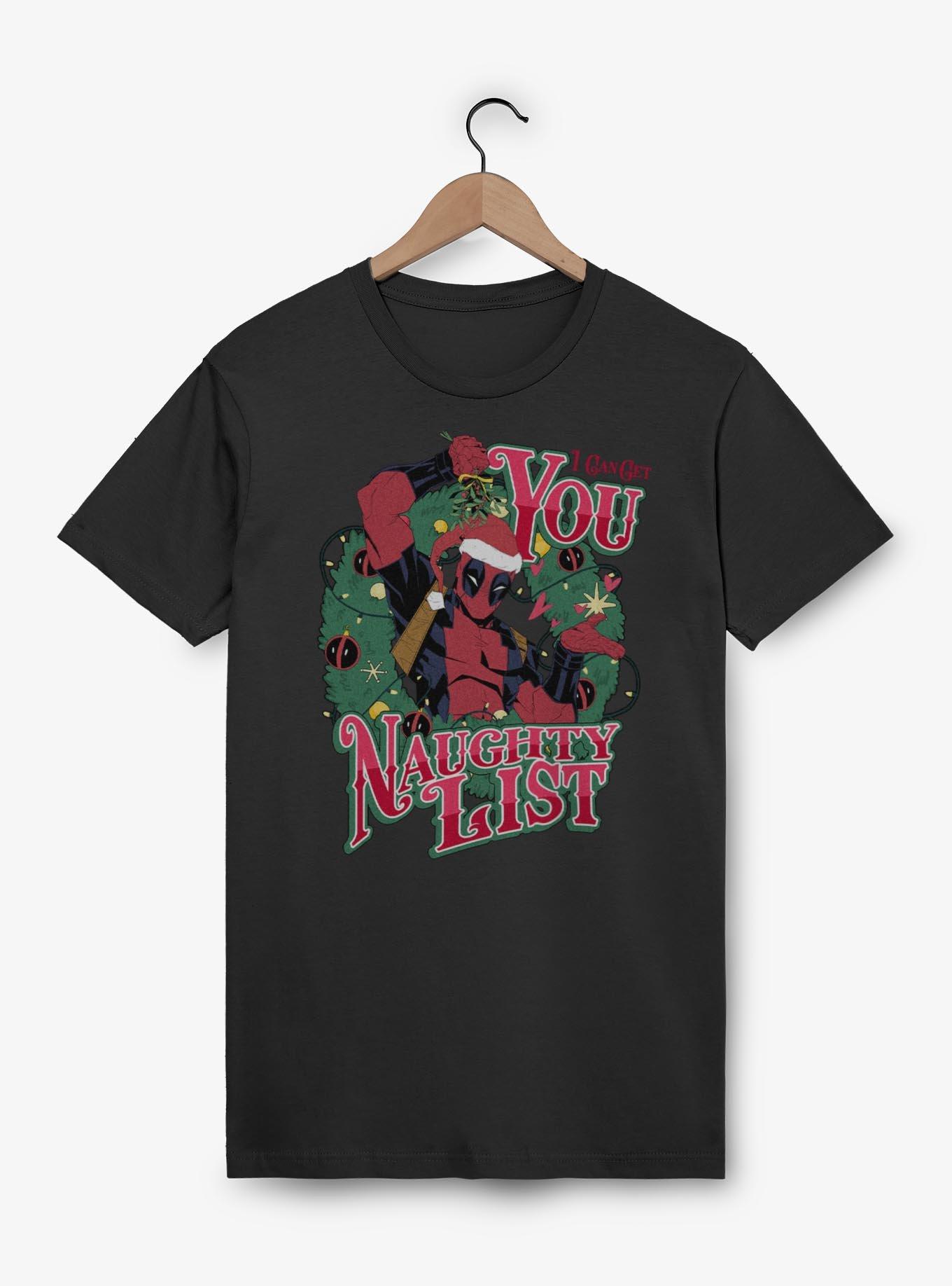 Marvel Deadpool Naughty List Time T-Shirt, , hi-res