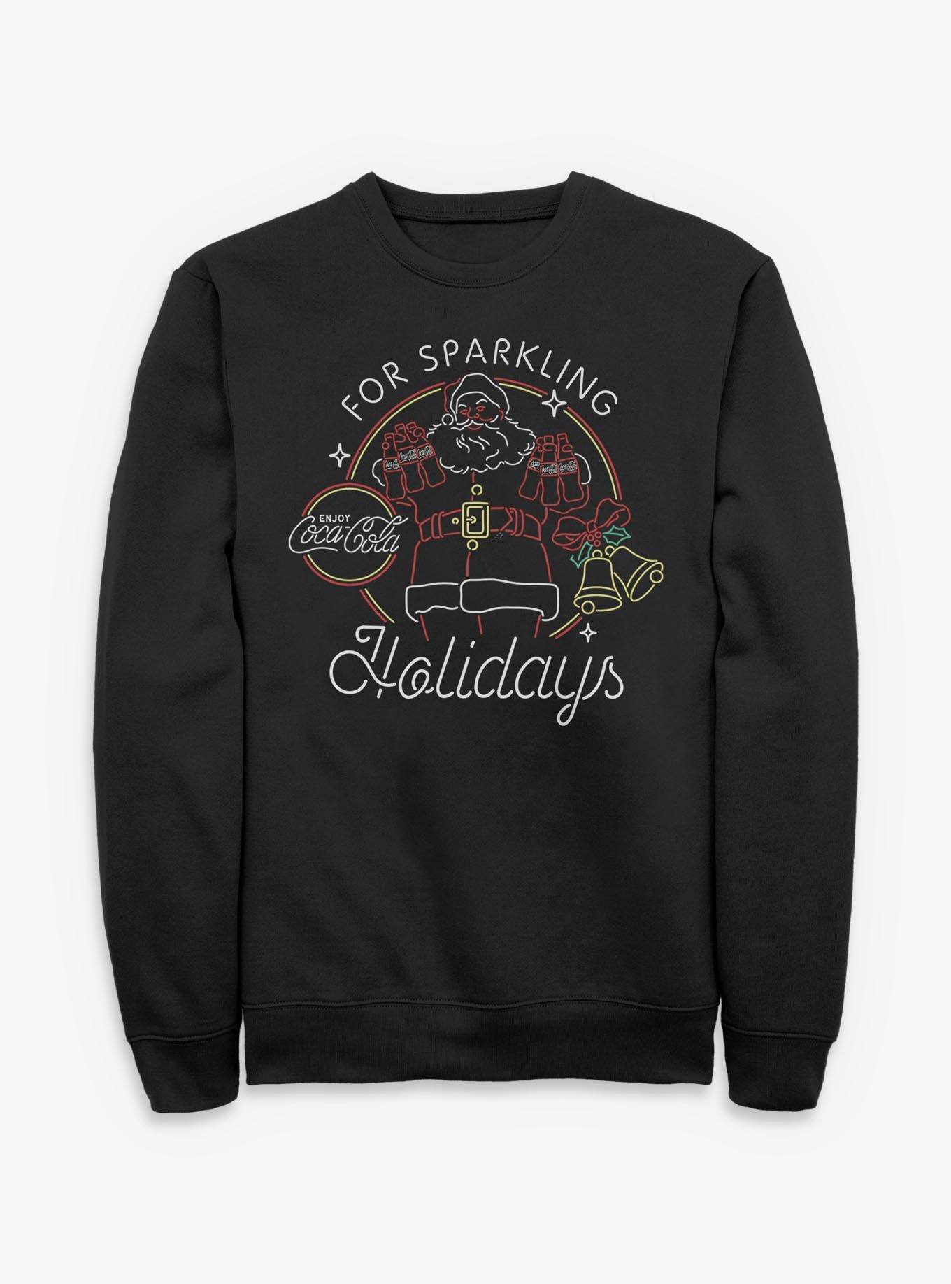 Coca-Cola For Sparkling Holidays Santa Sweatshirt, , hi-res