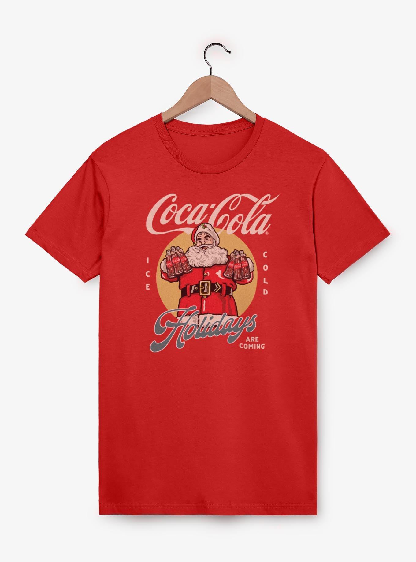 Coca-Cola Holidays Are Coming Santa T-Shirt, , hi-res