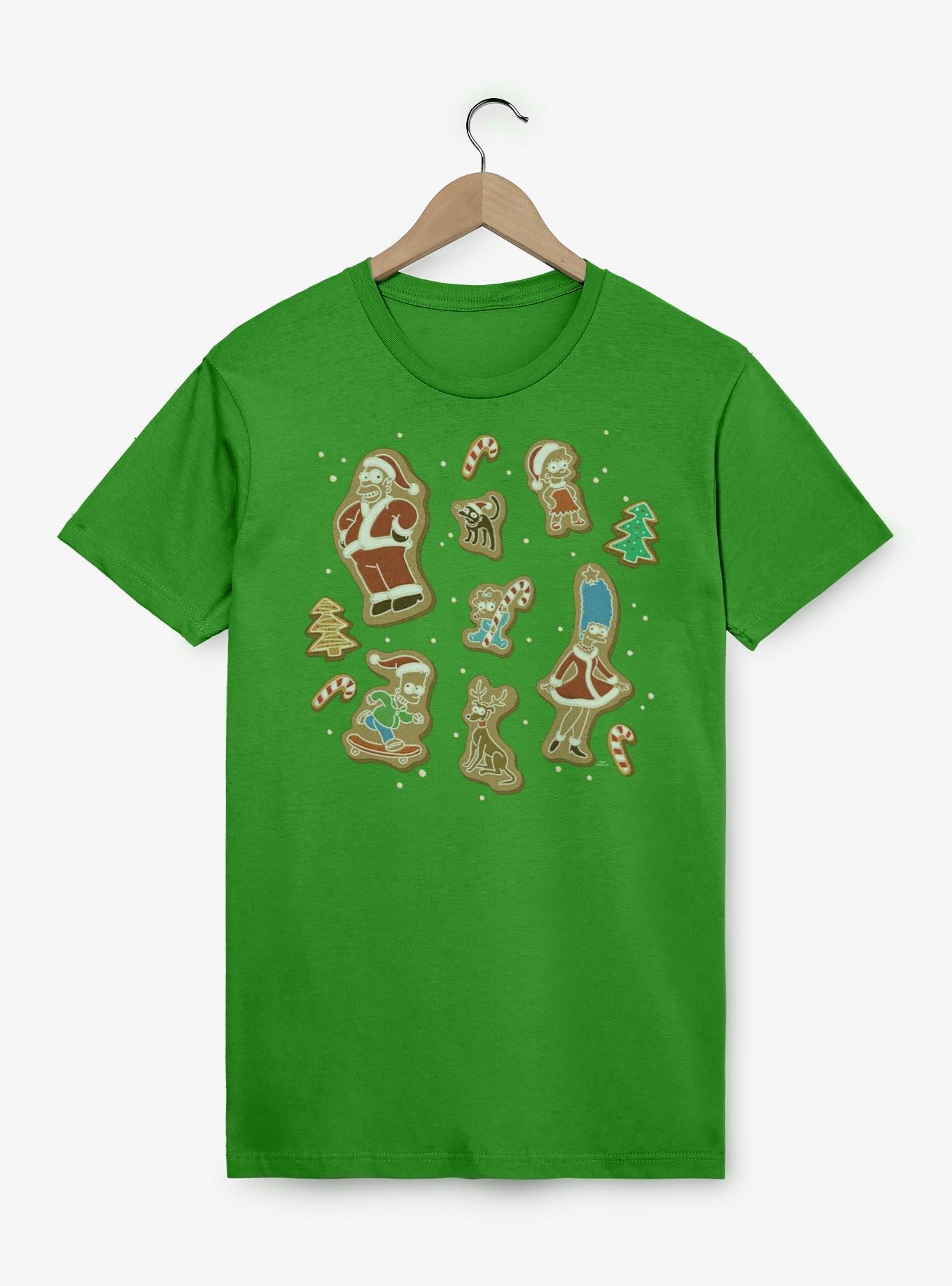 The Simpsons Gingerbread Family Jumble T-Shirt, , hi-res