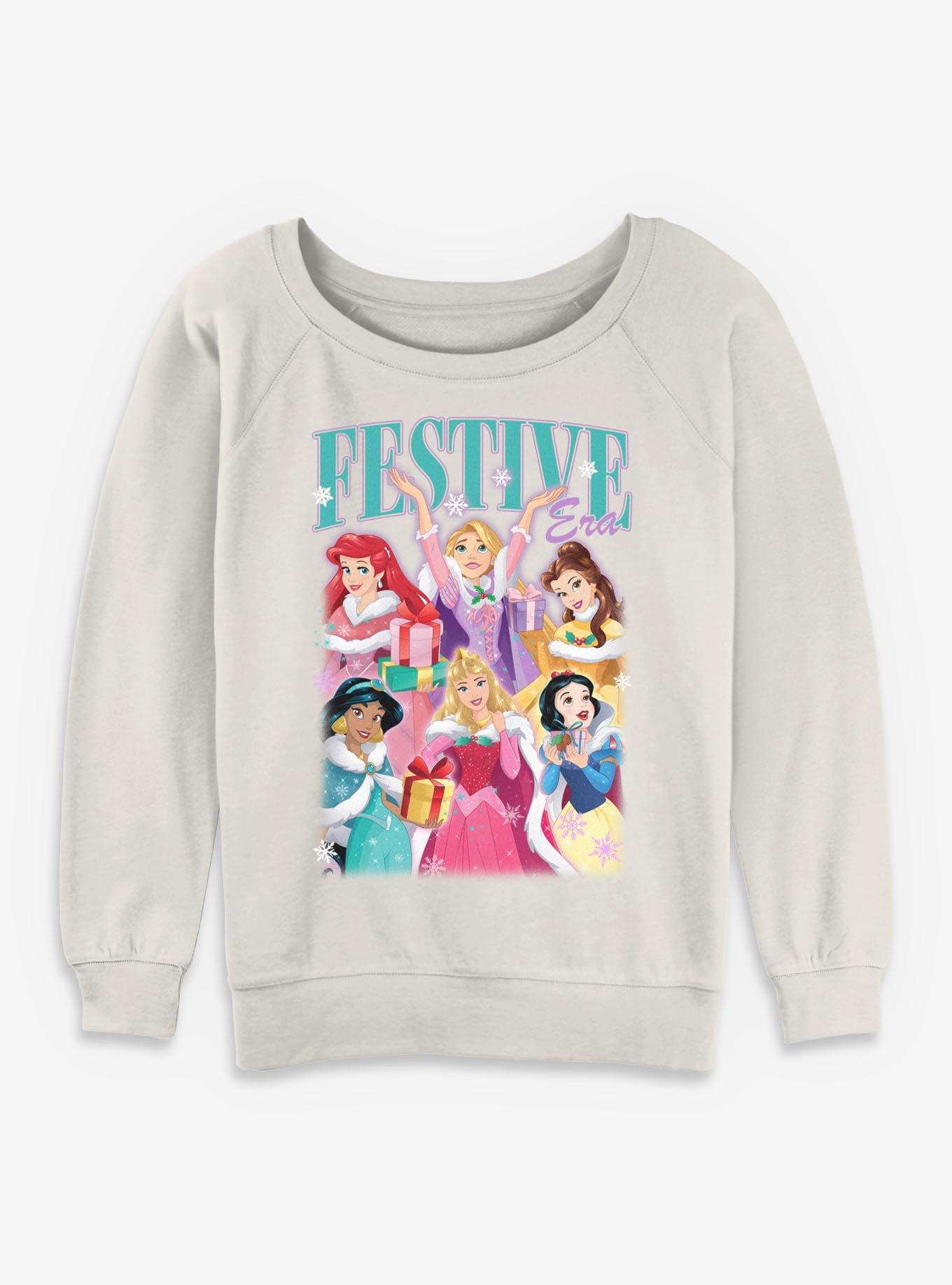 Disney Princesses Festive Era Womens Slouchy Sweatshirt, , hi-res