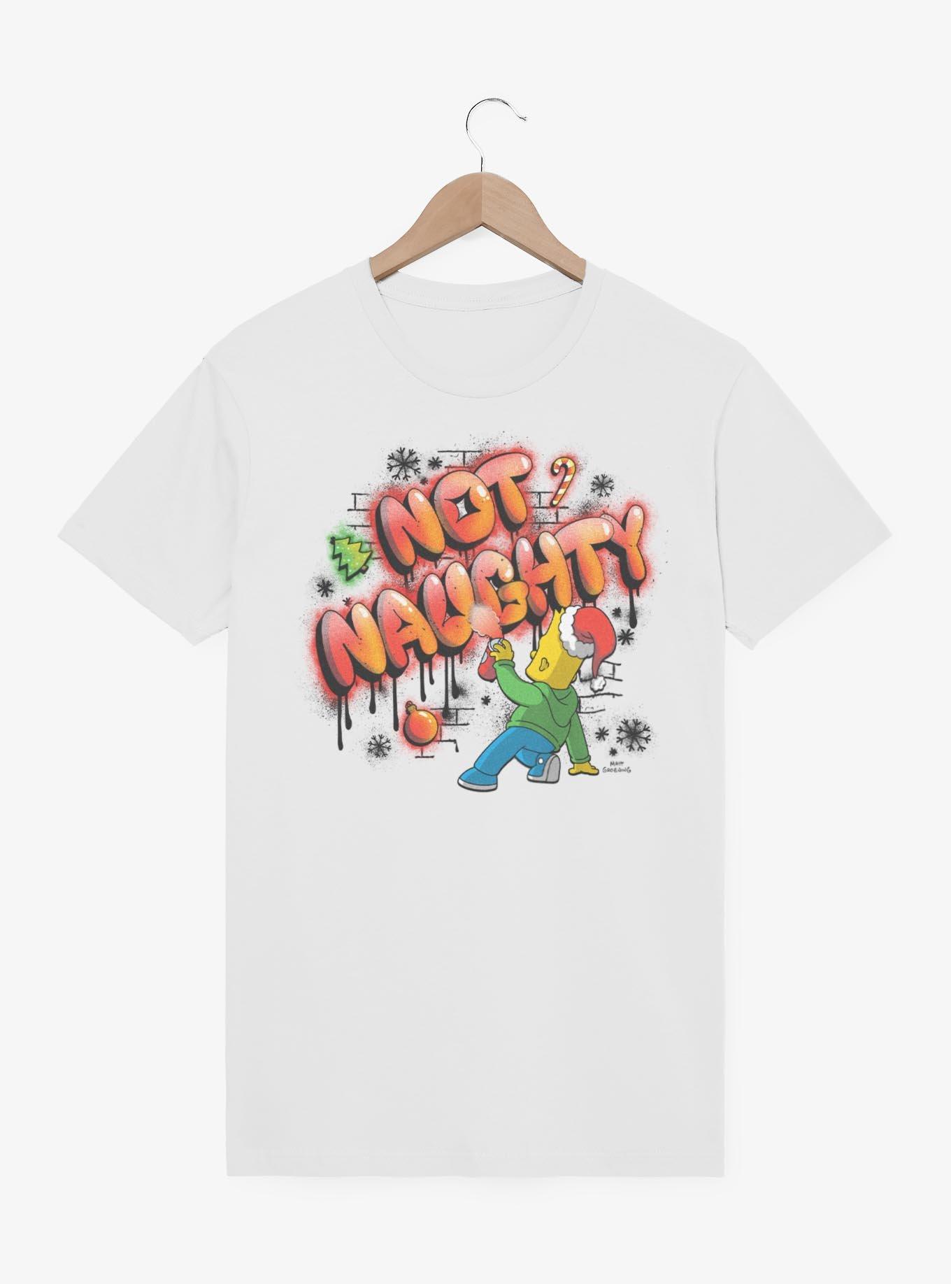 The Simpsons Naughty Bart Graffiti T-Shirt, , hi-res