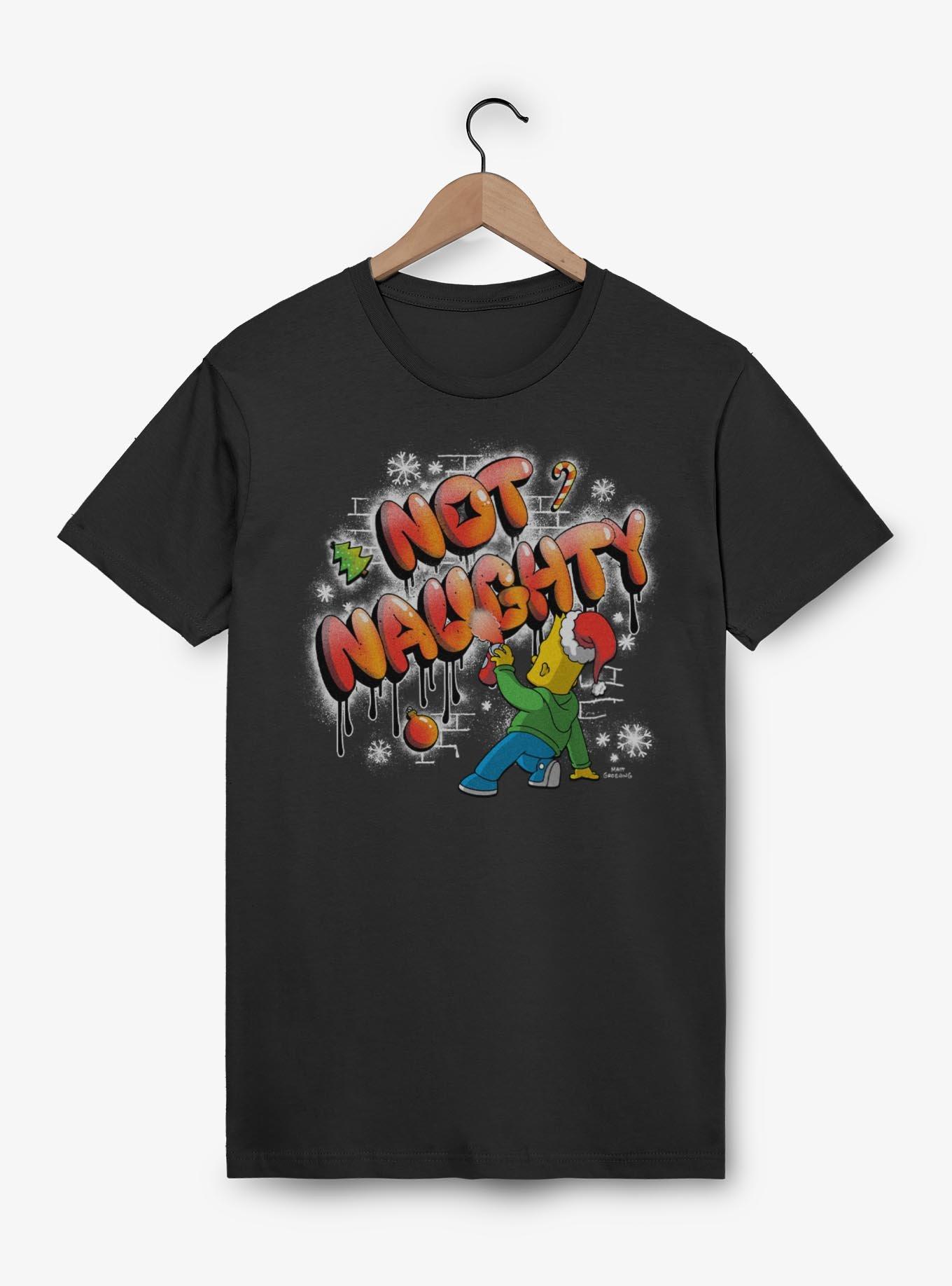 The Simpsons Naughty Bart Graffiti T-Shirt, , hi-res