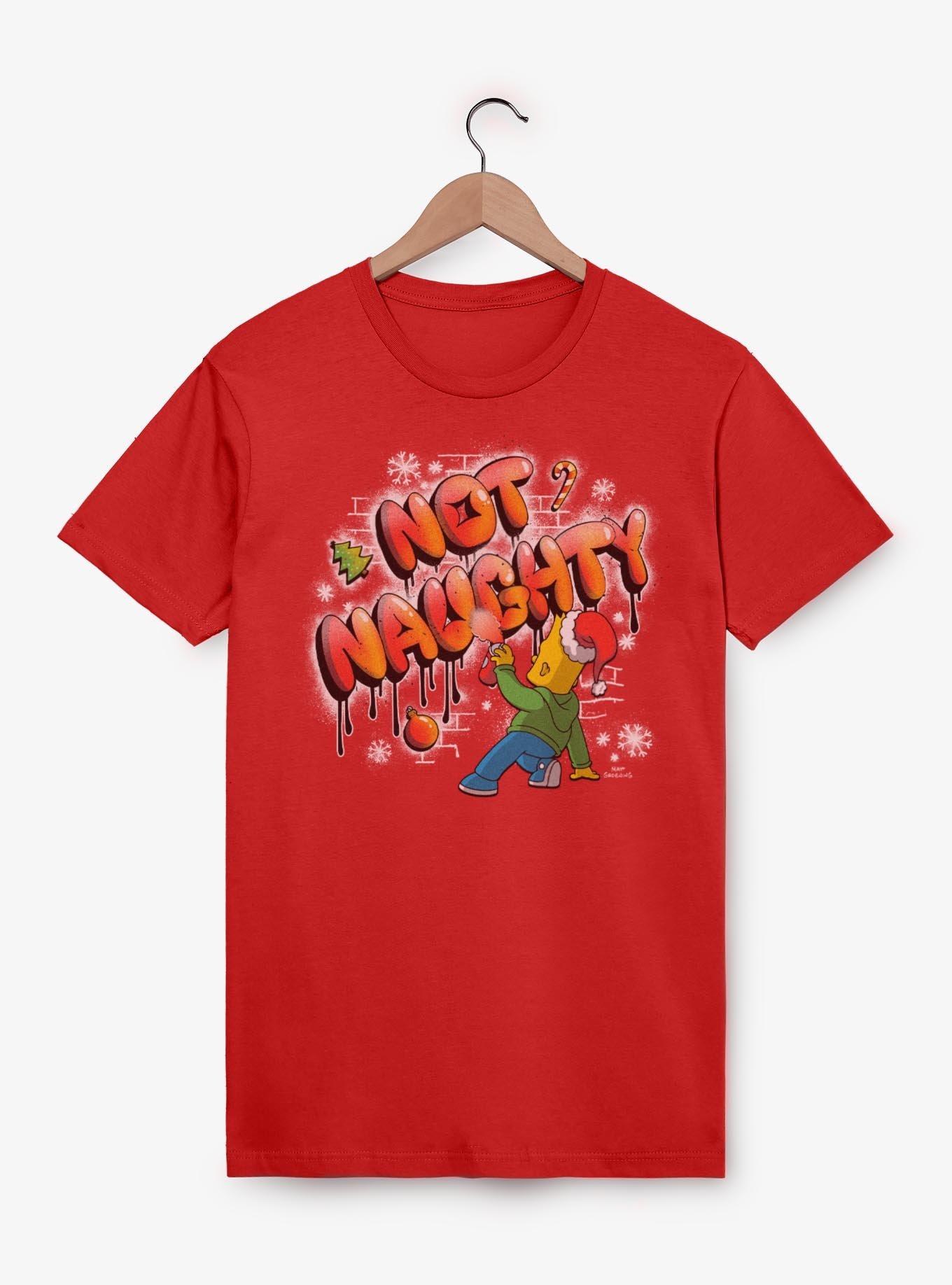The Simpsons Naughty Bart Graffiti T-Shirt, , hi-res