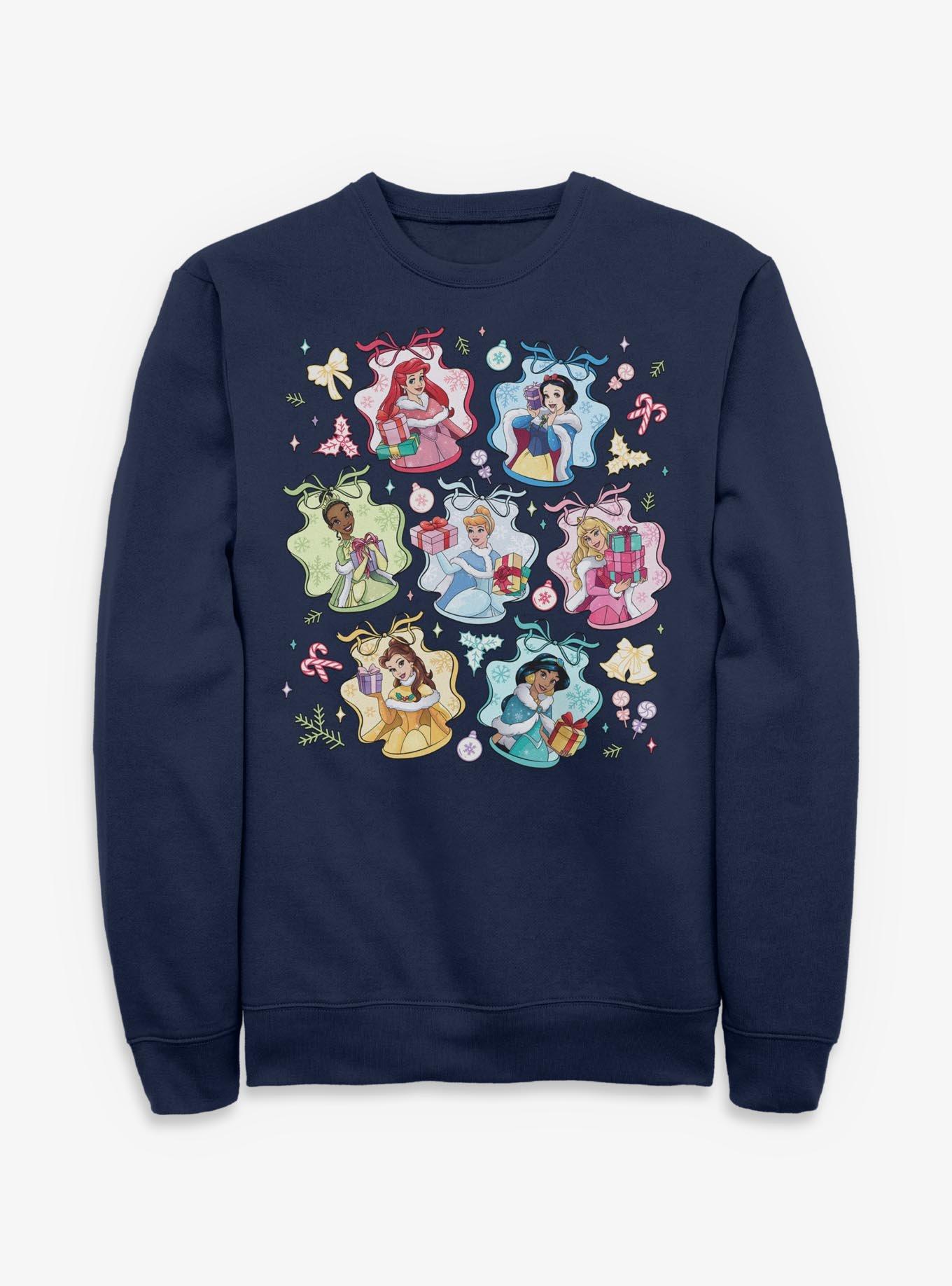 Disney Princesses Festive Coquette Princess Sweatshirt, , hi-res