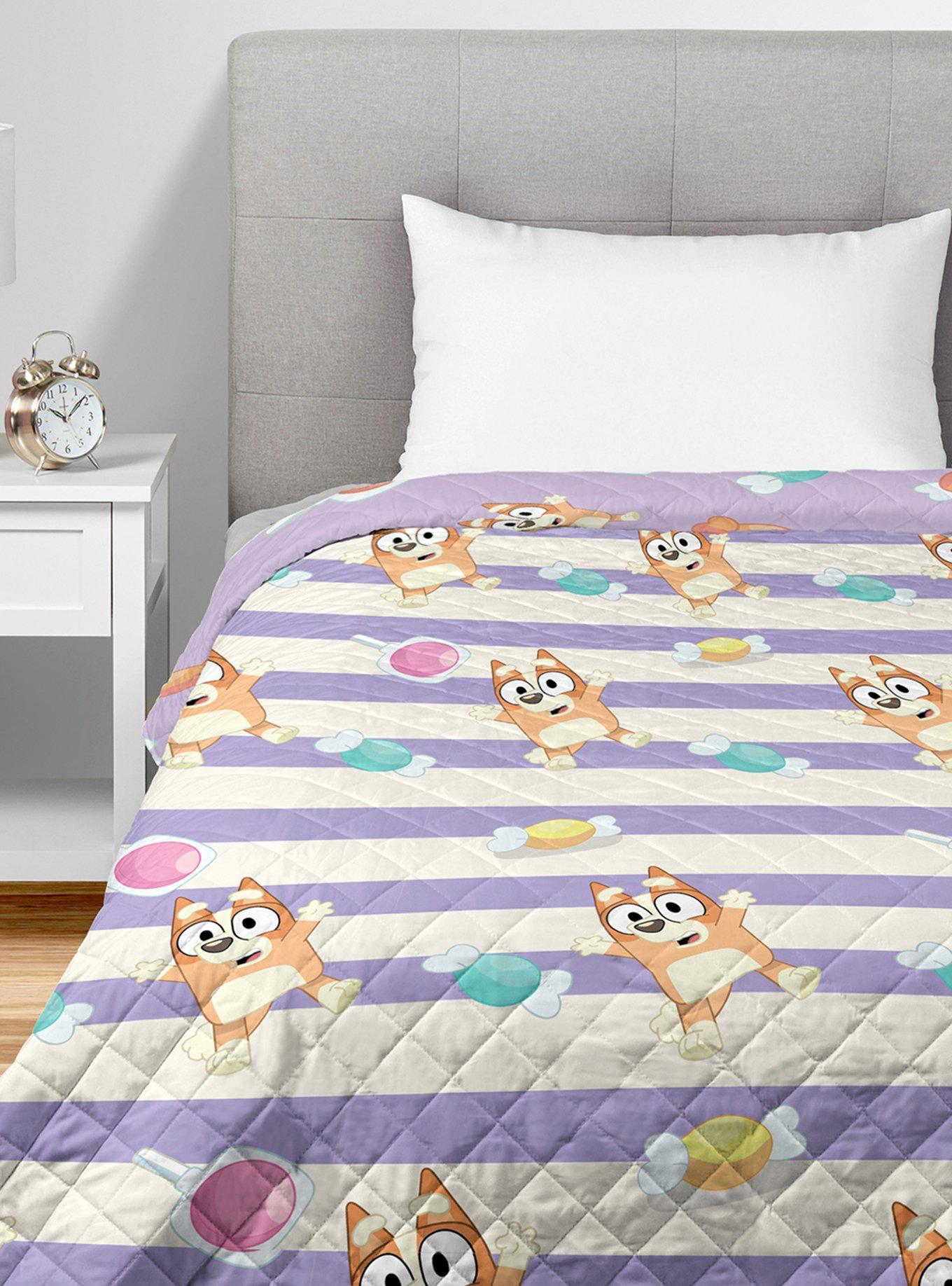 Bluey Bingo Candy Land Quilted Throw Blanket, , hi-res