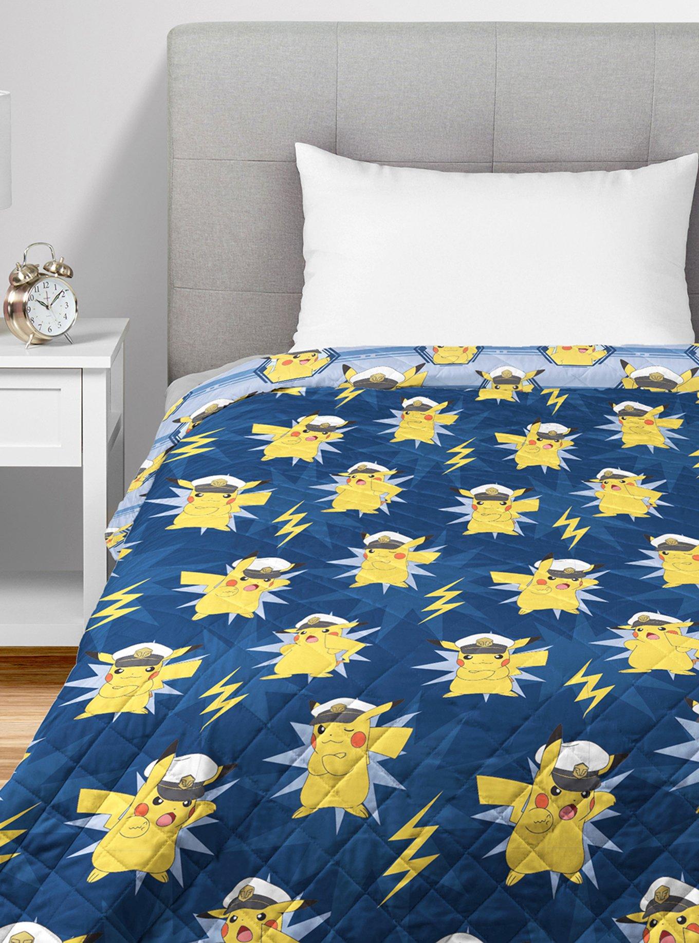 Pok&eacute;mon Electric Captain Quilted Throw Blanket, , hi-res