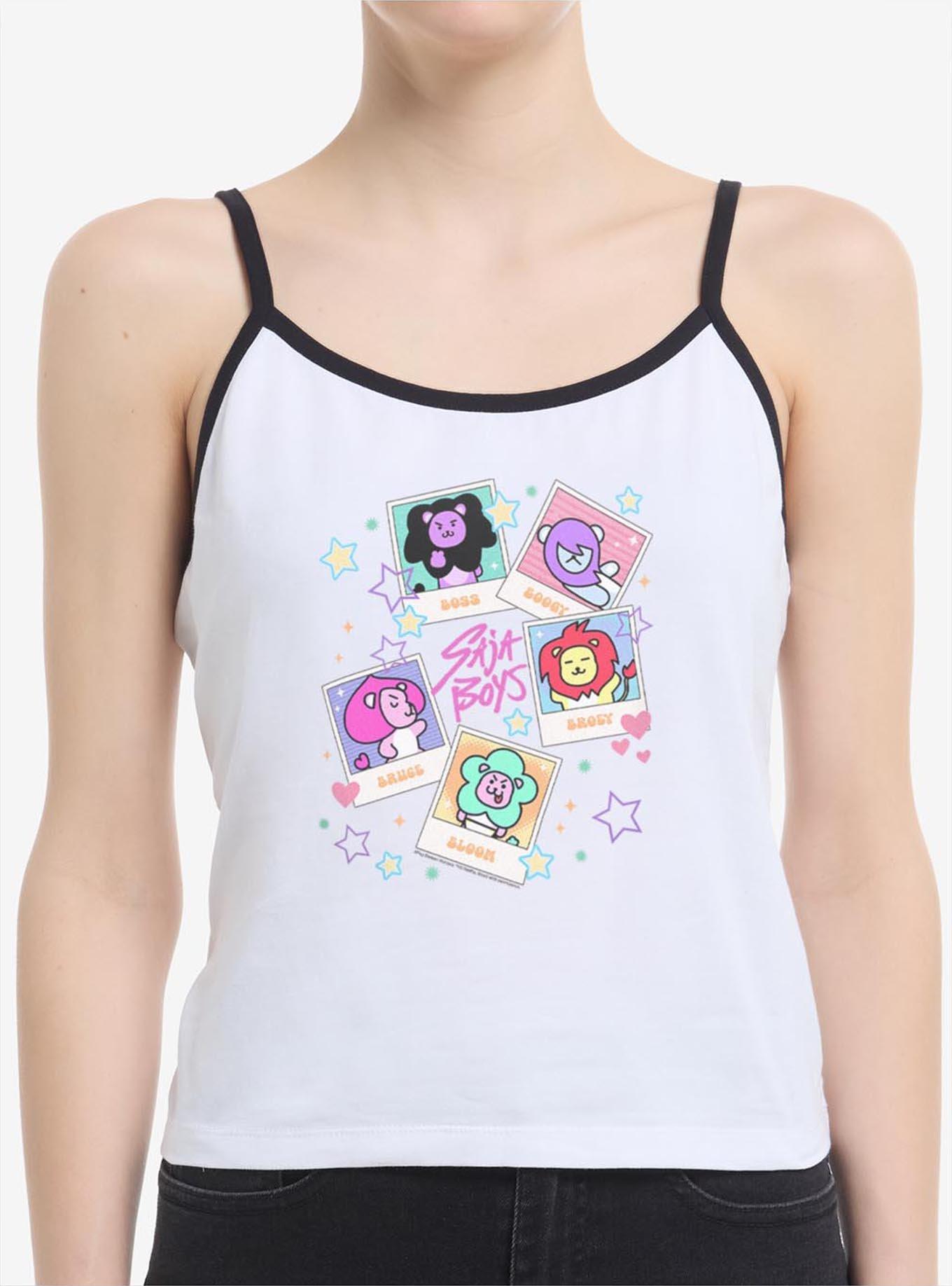 Kpop Demon Hunters Saja Friends Polaroids Womens Cami, , hi-res