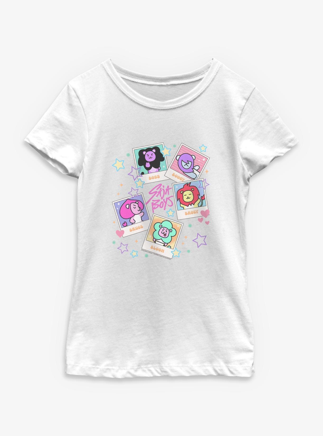 Kpop Demon Hunters Saja Friends Polaroids Youth Girls T-Shirt, , hi-res