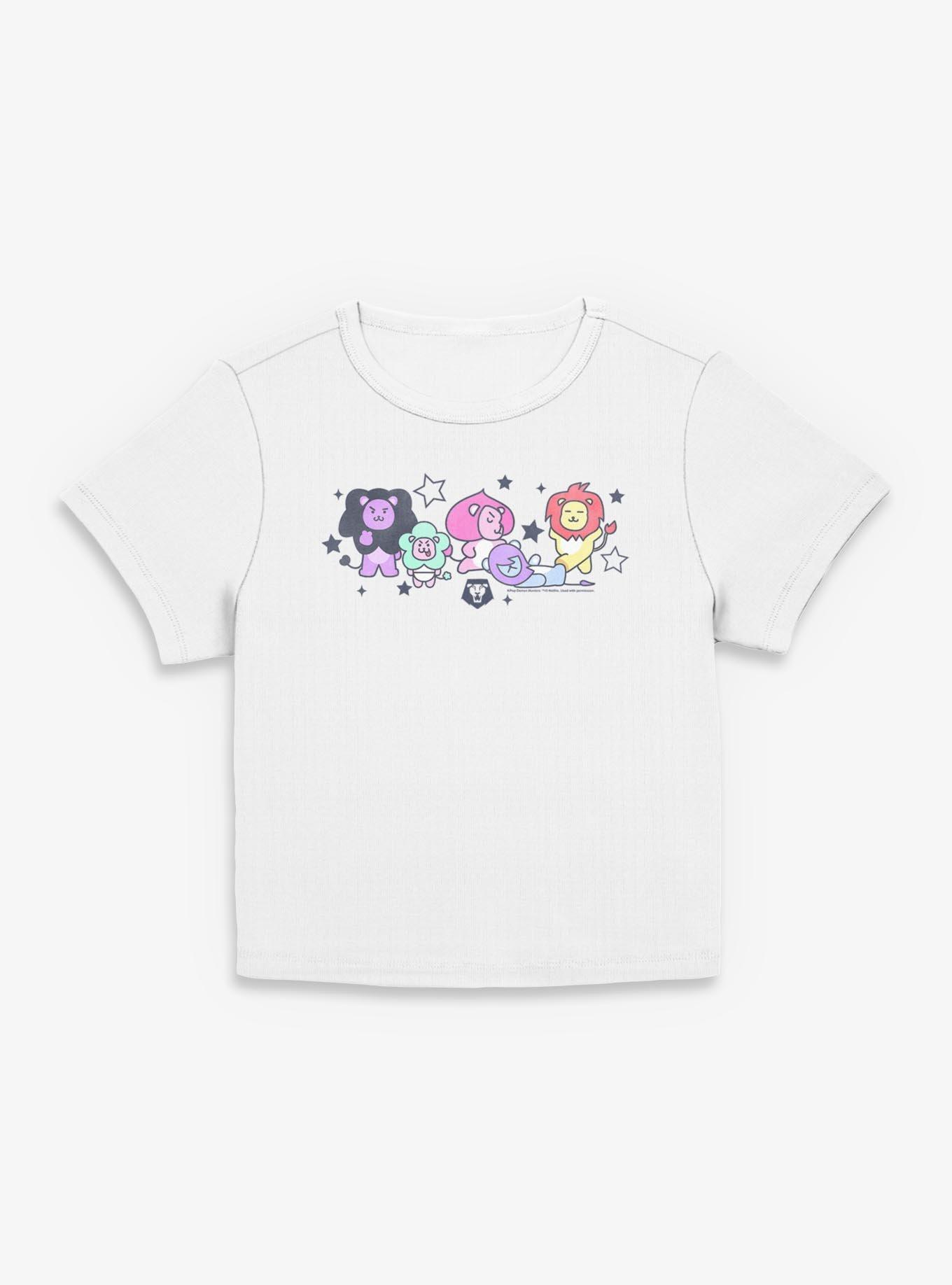 KPop Demon Hunters Saja Friends Lions Womens Baby Tee