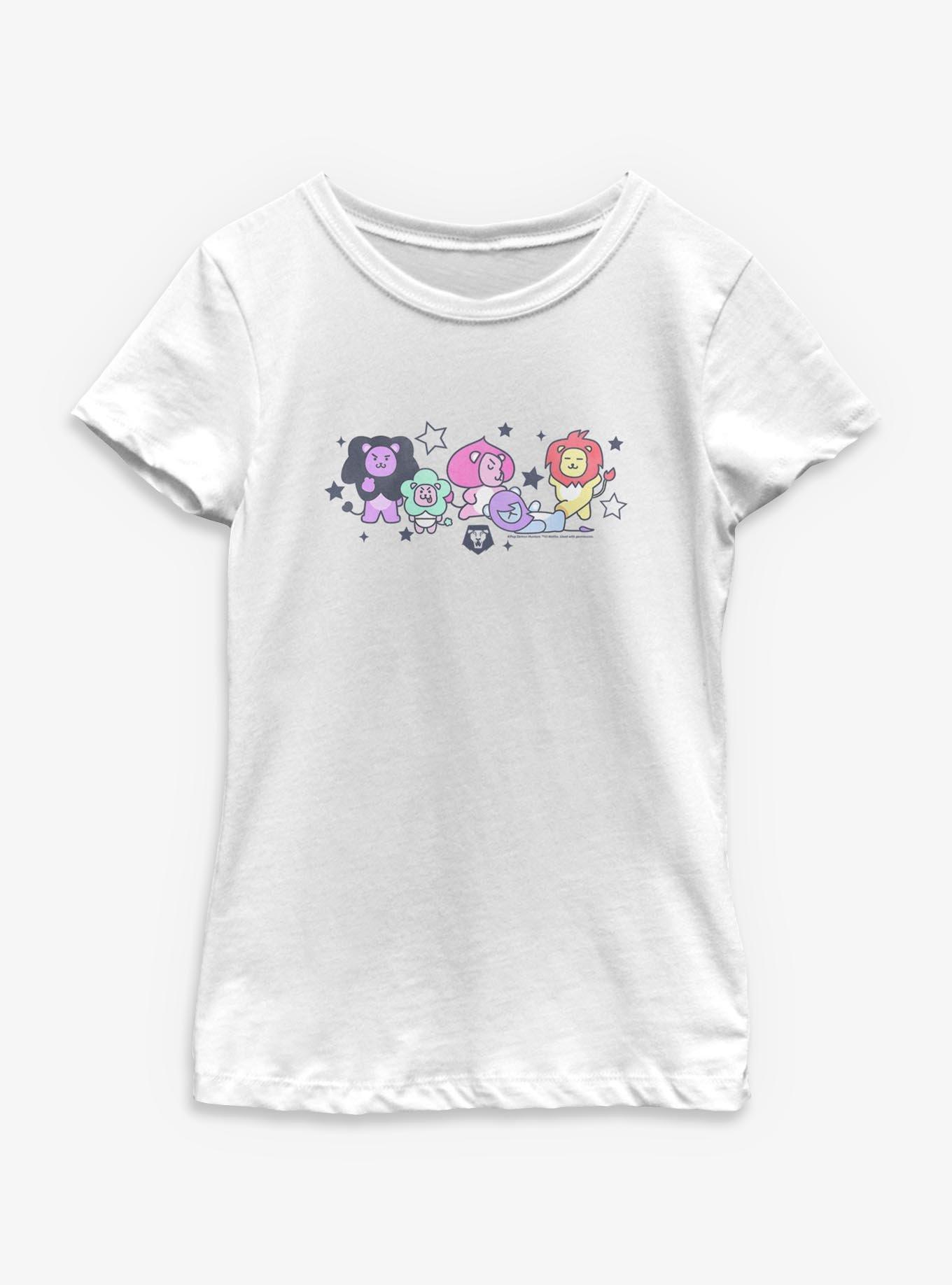 Kpop Demon Hunters Saja Friends Lions Youth Girls T-Shirt, , hi-res